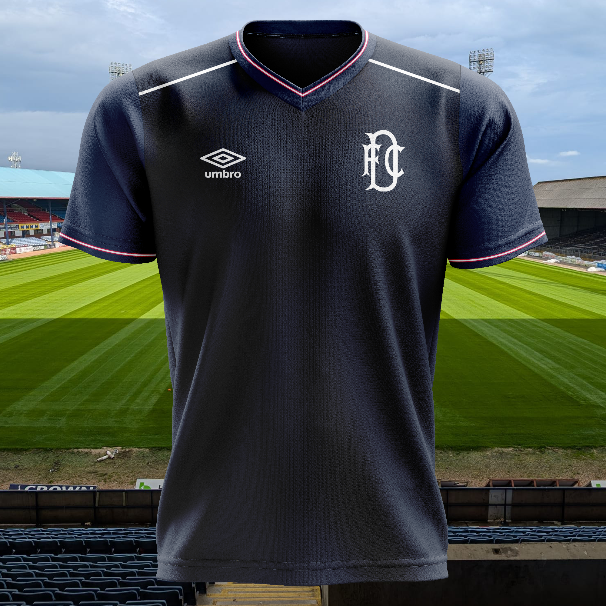 Dundee FC 1983-84 Home Kit Retro Shirt PT73685