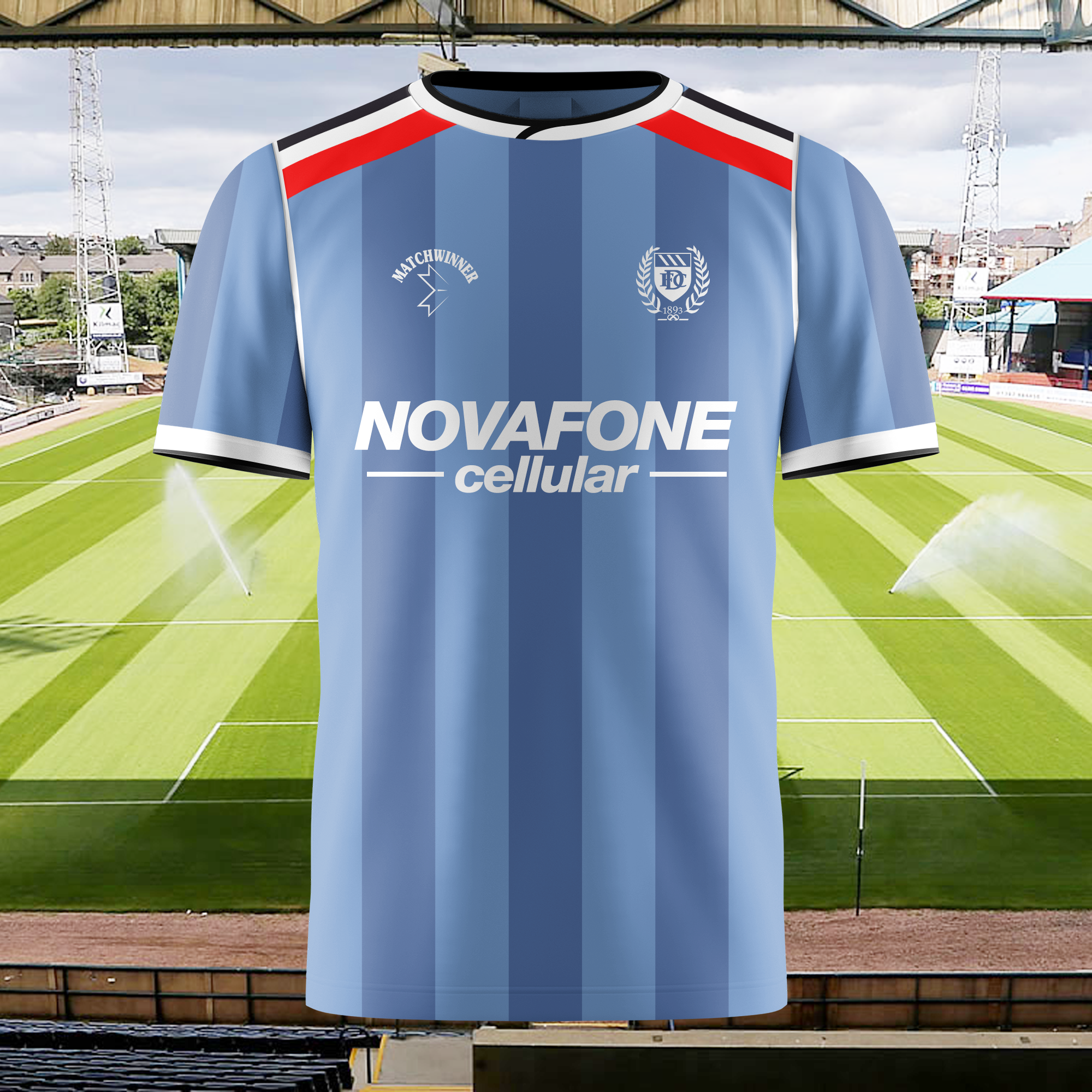 Dundee FC 1987-88 Home Kit Retro Shirt PT73713