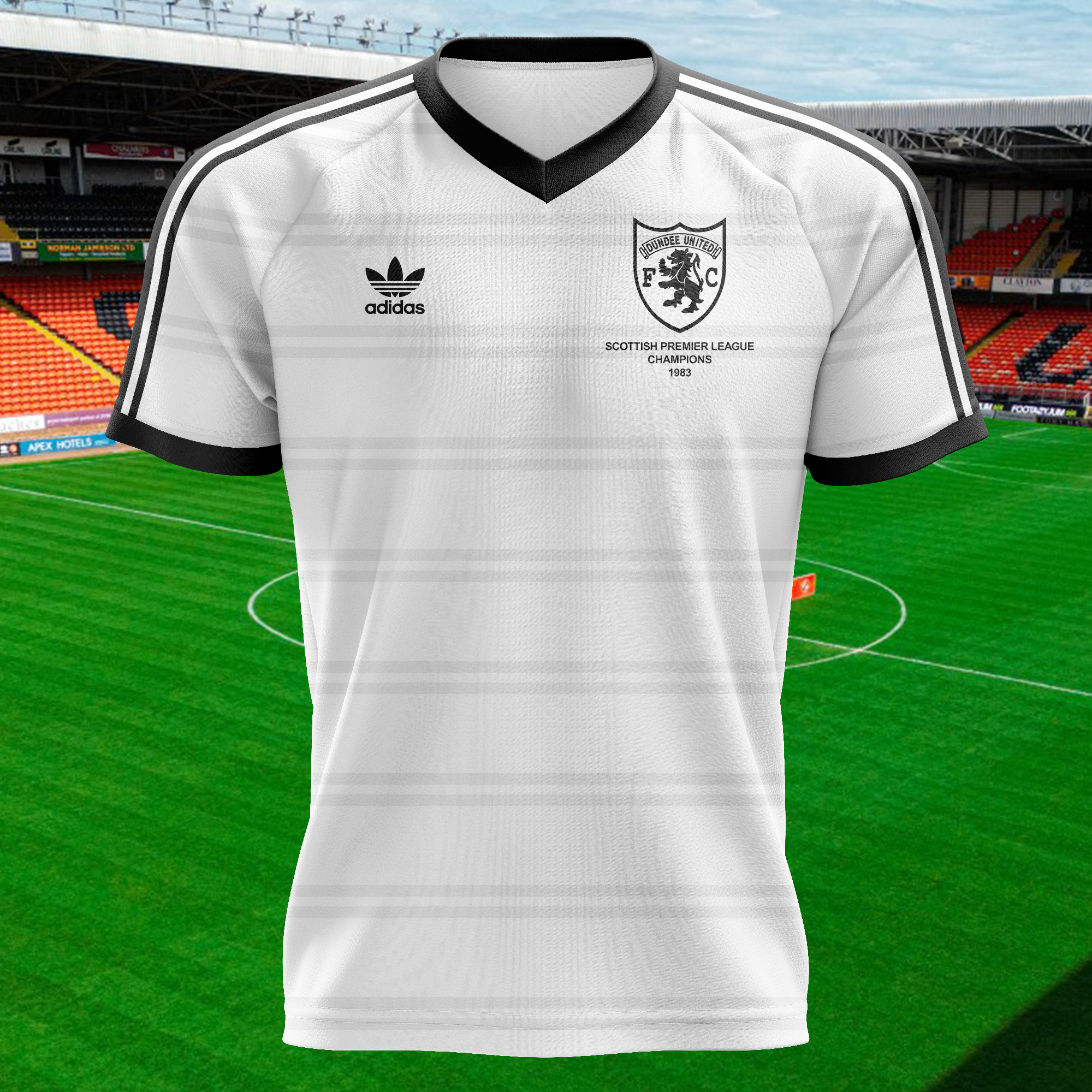 Dundee United 1983-84 Away Kit Retro Shirt PT73686