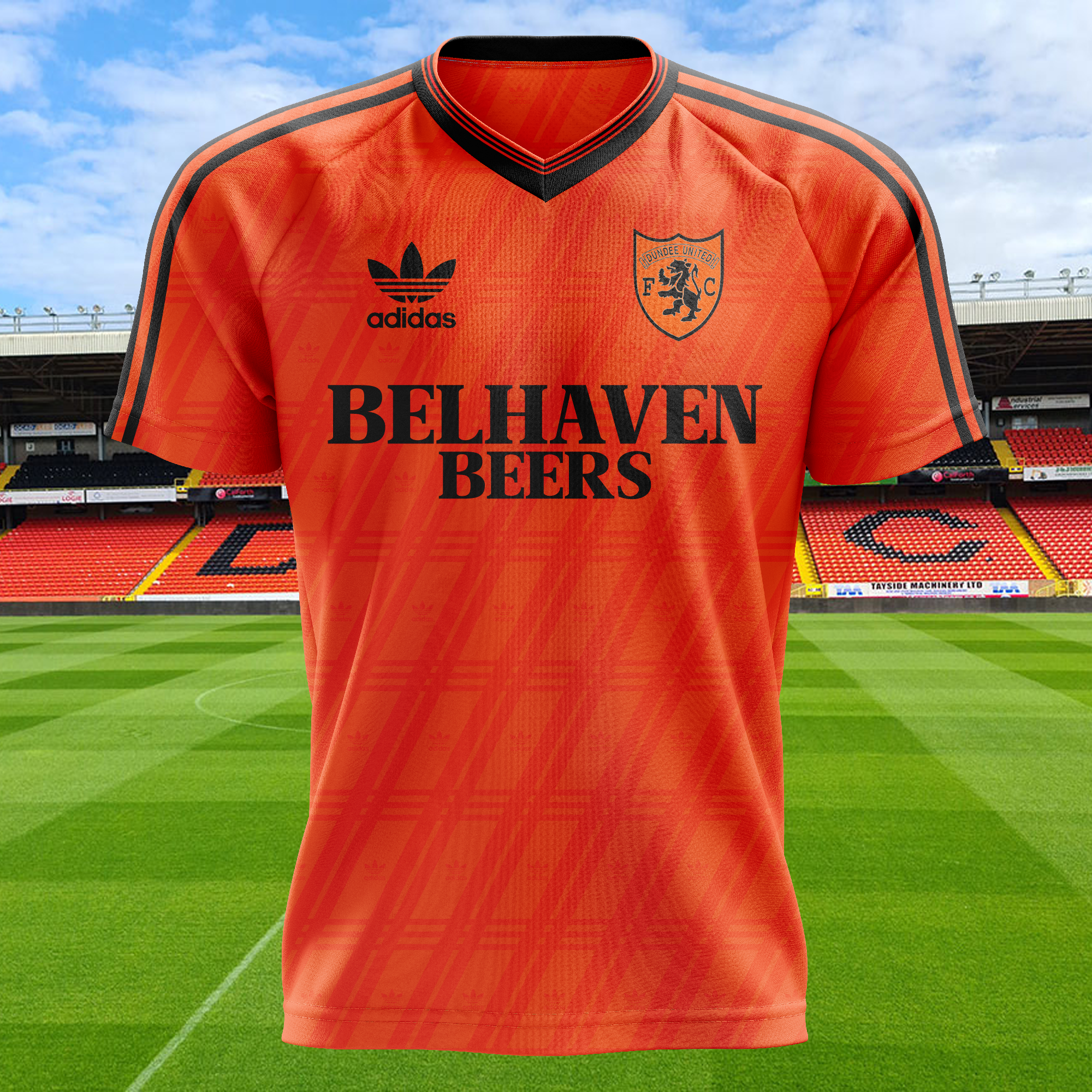 Dundee United 1987-88 Home Kit Retro Shirt PT73715