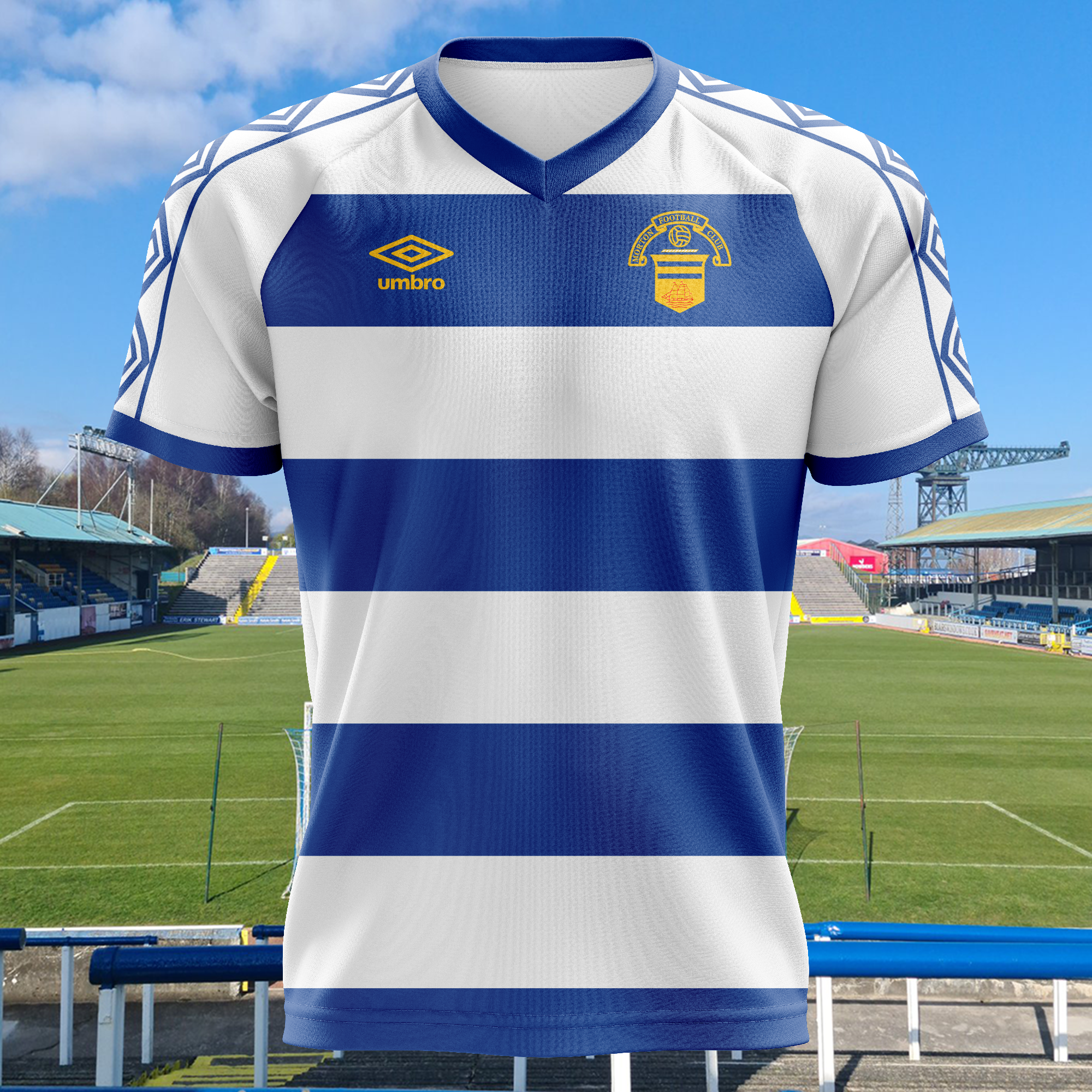 Greenock Morton 1983-84 Home Kit Retro Shirt PT73688