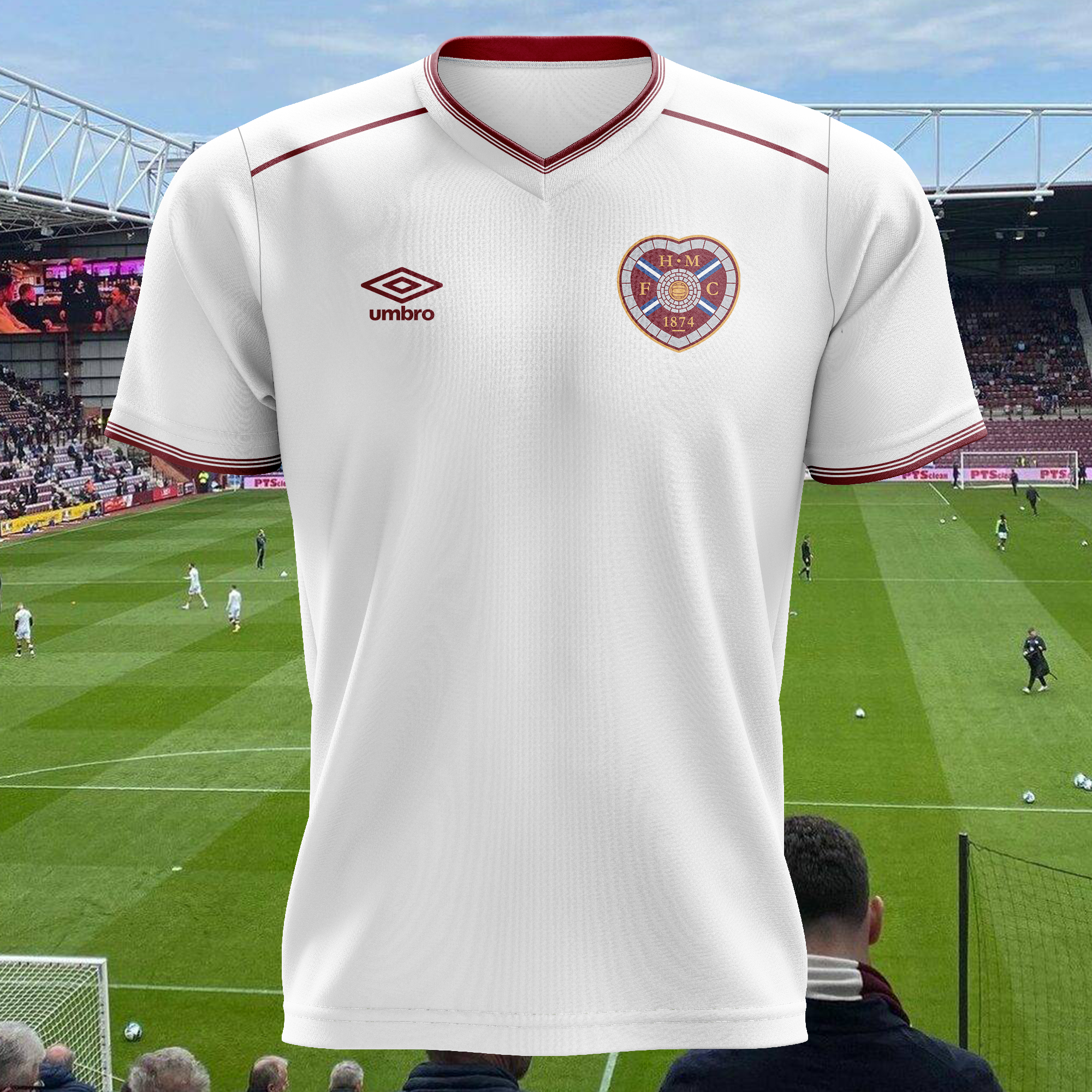 Hearts 1983-84 Away Kit Retro Shirt PT73689