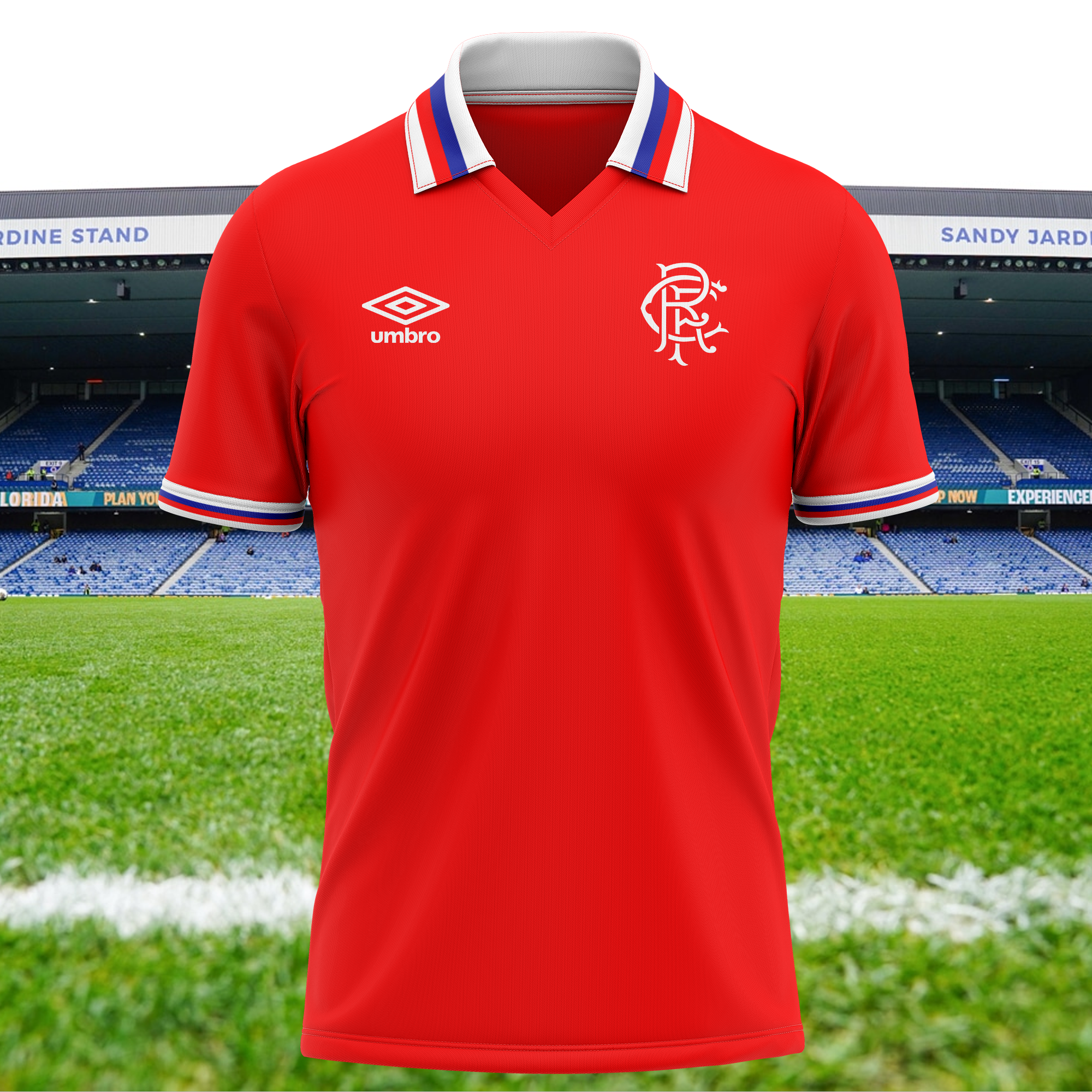 Rangers FC 1981-82 Away Kit Retro Shirt PT73706