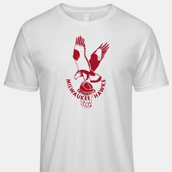 1954 Vintage Milwaukee Hawks T-Shirt PT73729