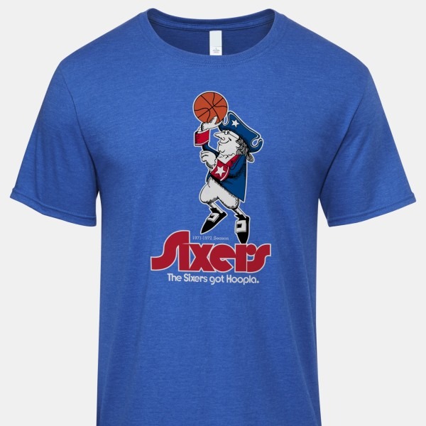 1971 Vintage Philadelphia 76ers Shirt PT73744