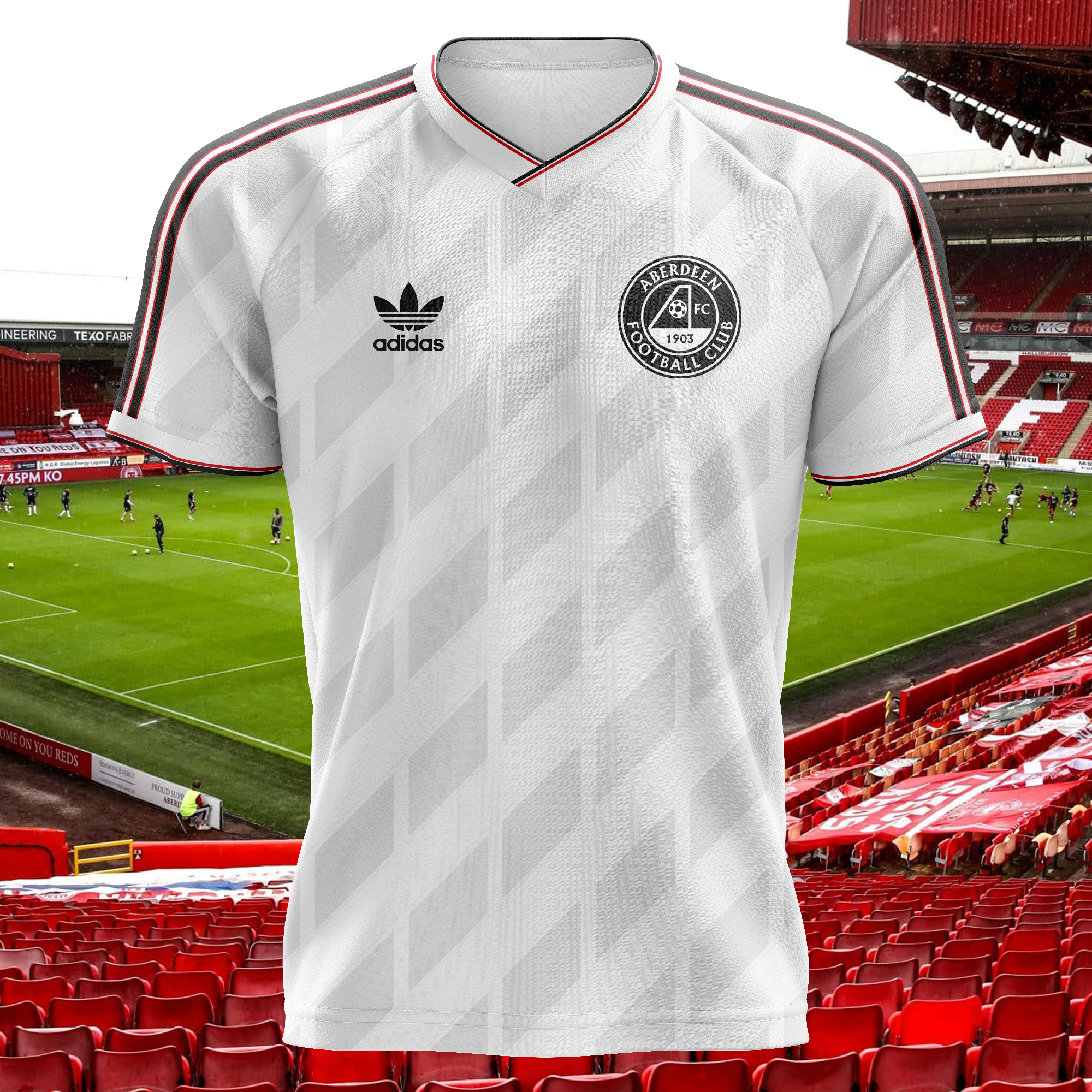 Aberdeen FC 1986-87 Away Kit Retro Shirt PT73783