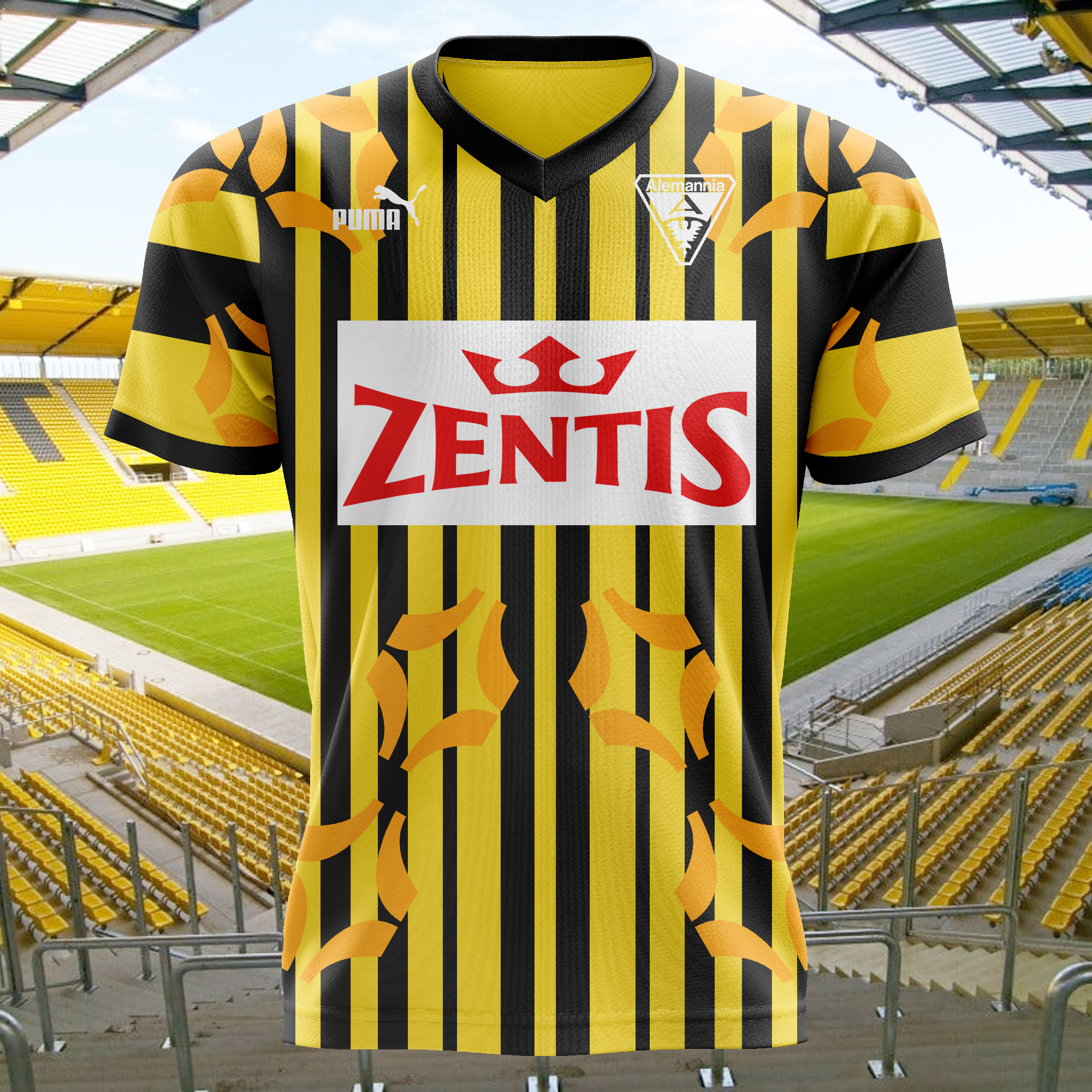 Alemannia Aachen 1996-97 Home Kit Retro Shirt PT73799