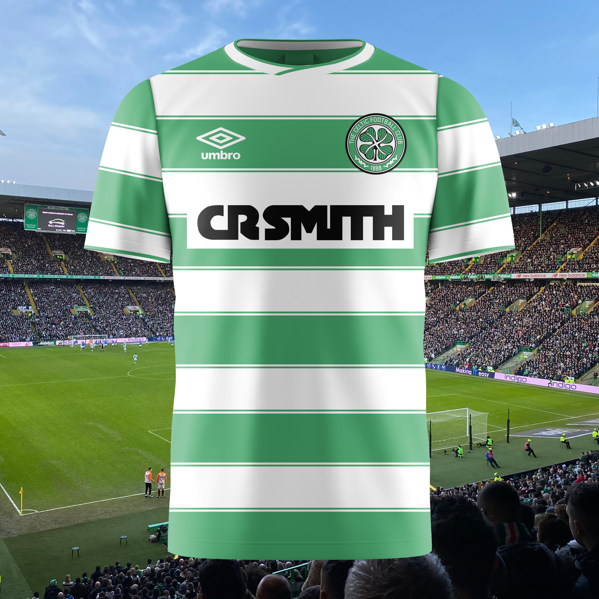 Celtic FC 1986-87 Home Kit Retro Shirt PT73786