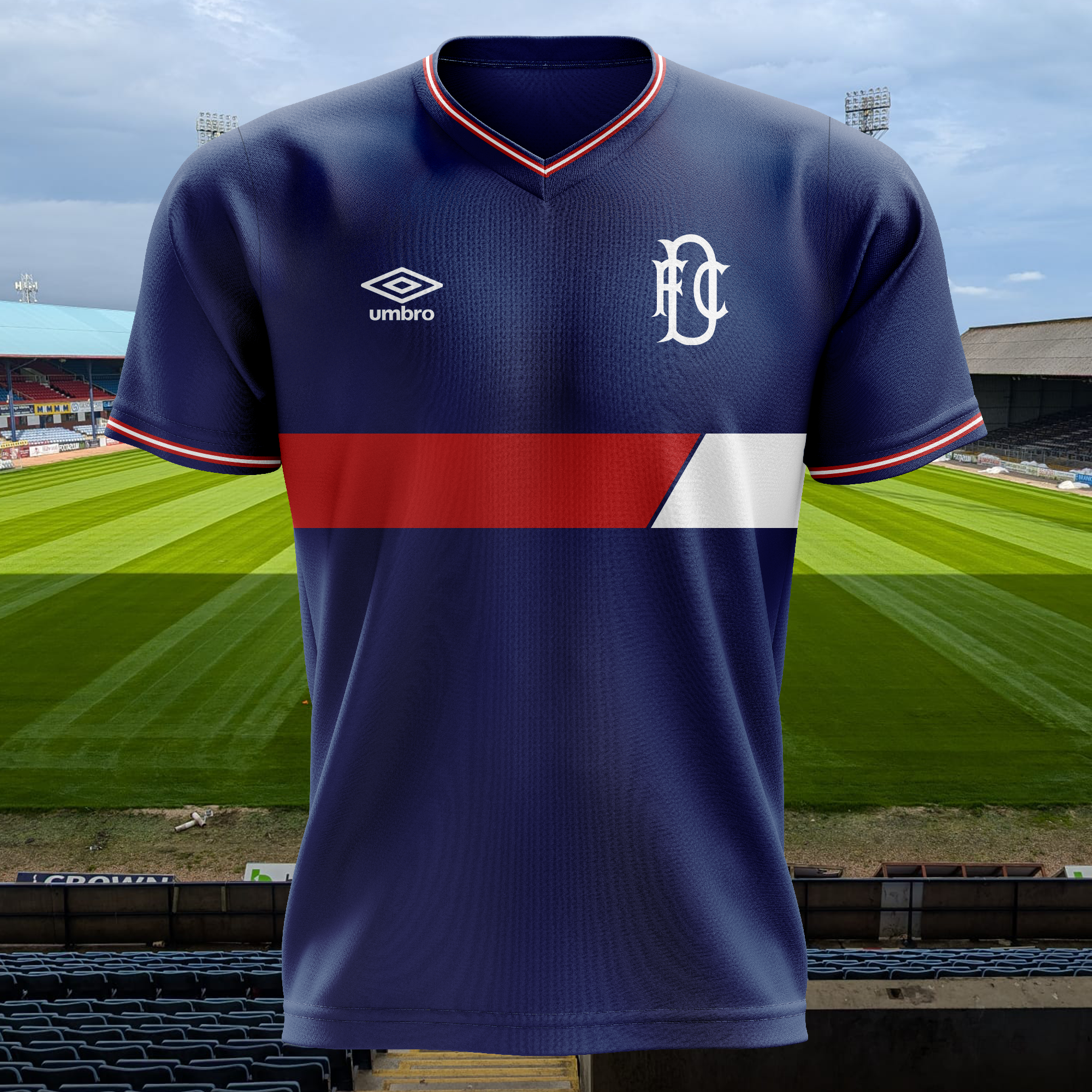 Dundee FC 1986-87 Home Kit Retro Shirt PT73790