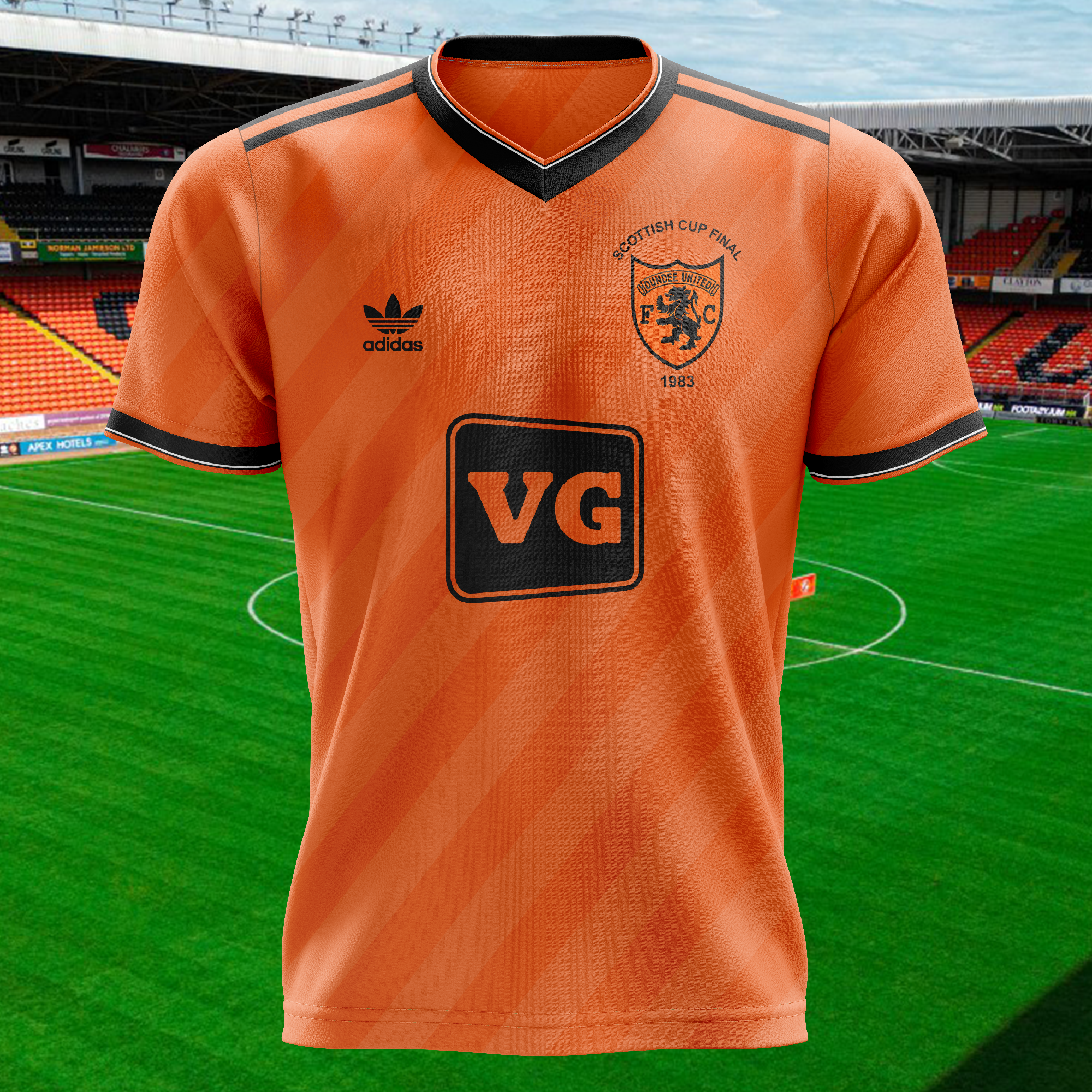 Dundee United 1986-87 Home Kit Retro Shirt PT73791