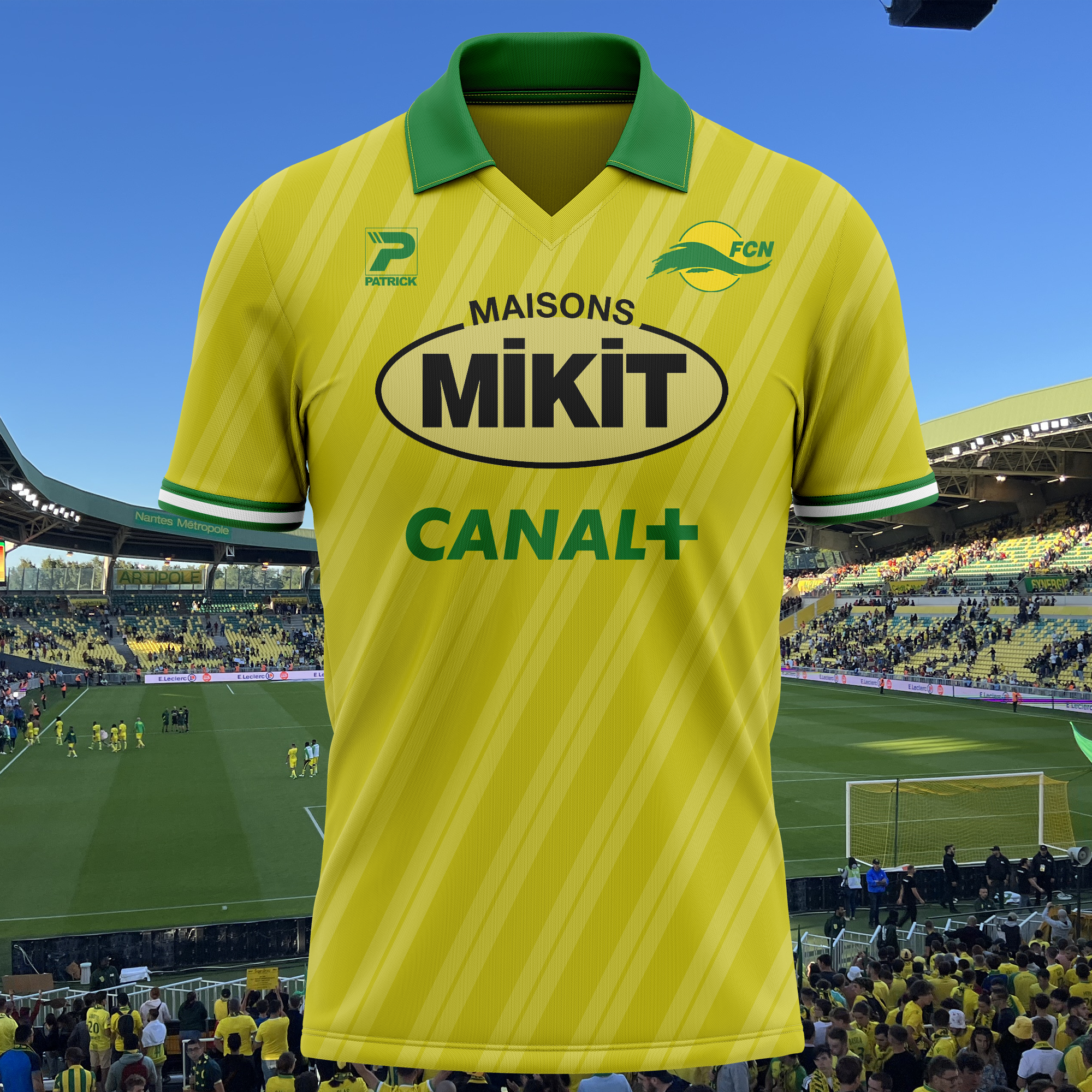 FC Nantes 1988-89 Third Kit Retro Shirt PT73805