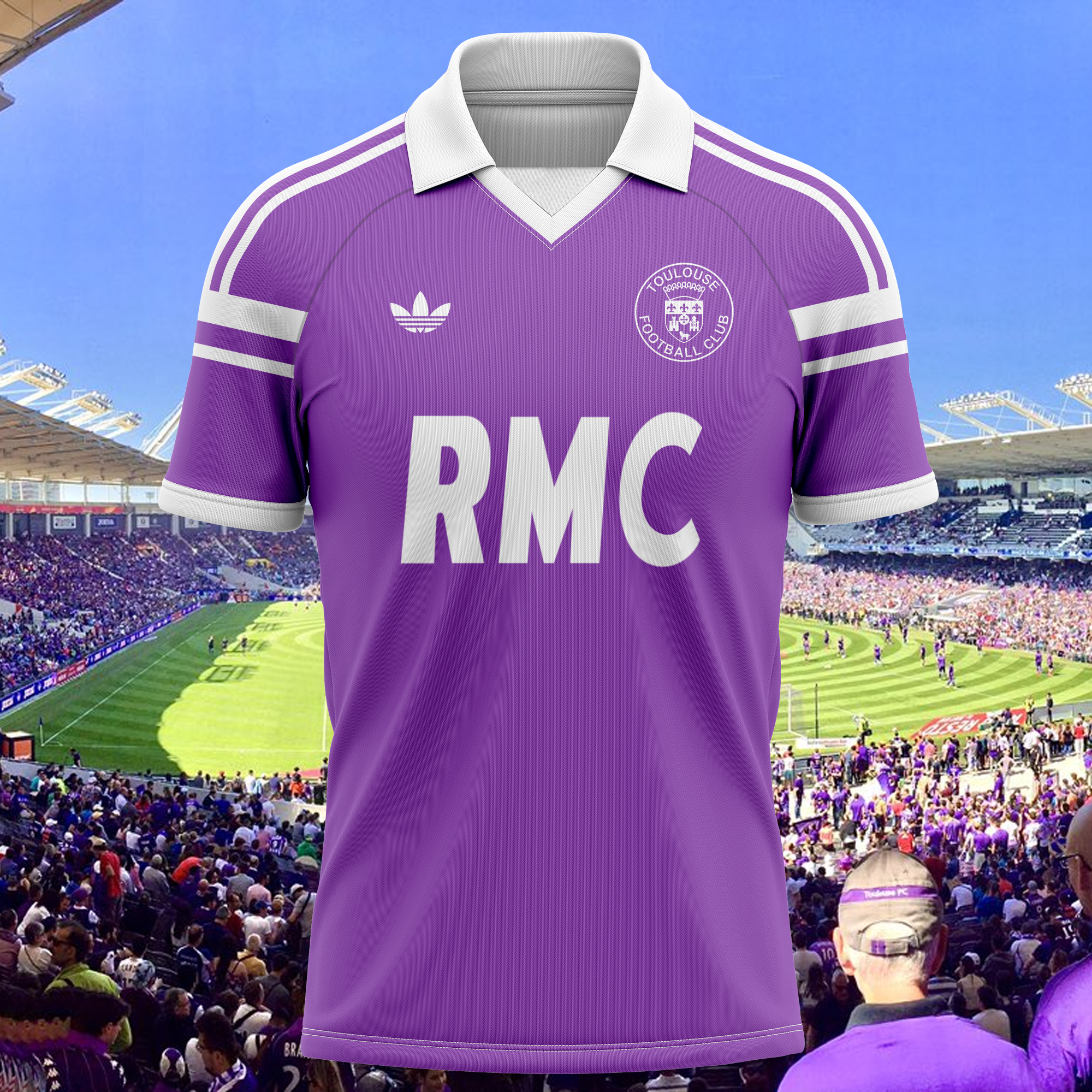 Toulouse FC 1987-88 European Away Kit Retro Shirt PT73808