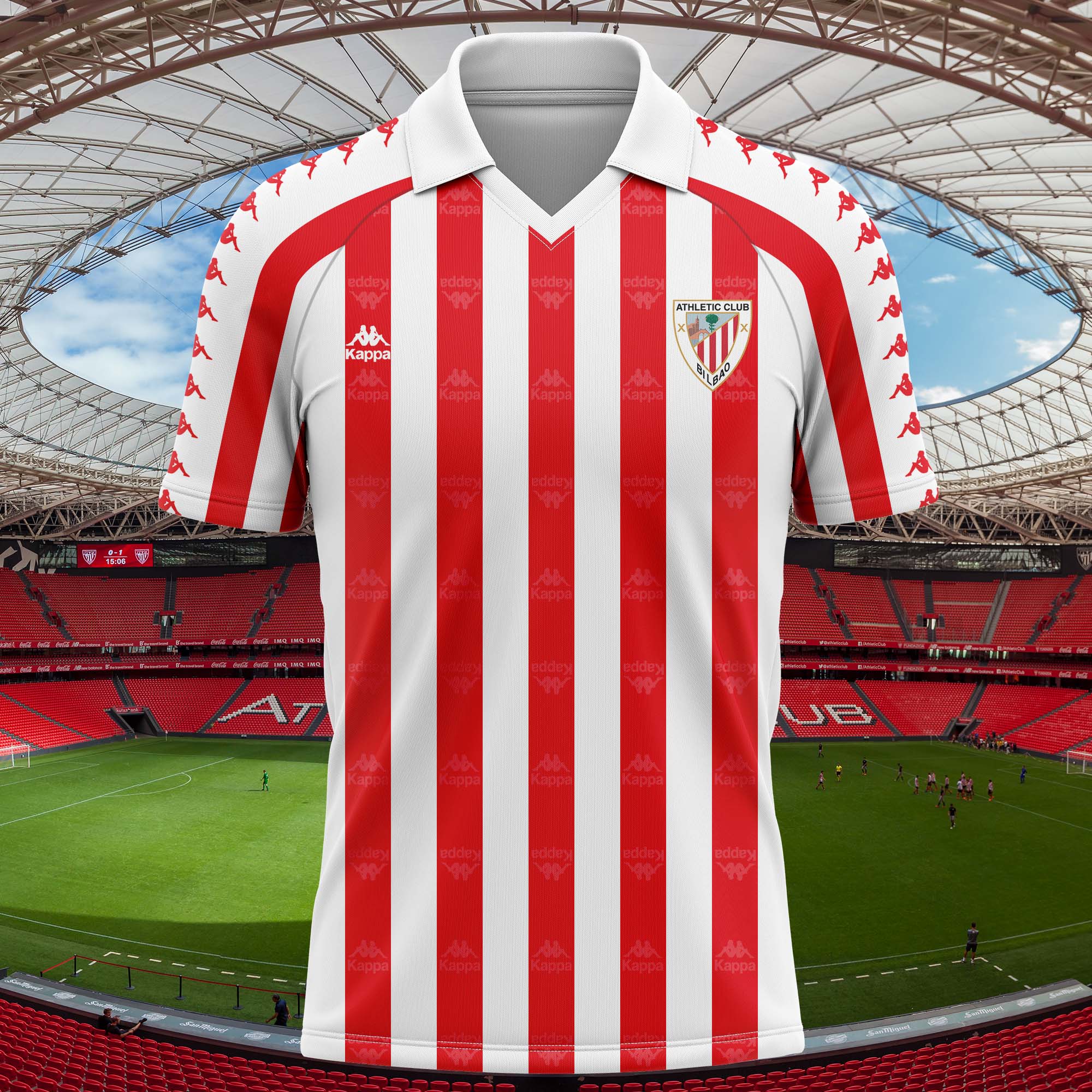 Athletic Club 1992-93 Home Kit Retro Shirt PT73812