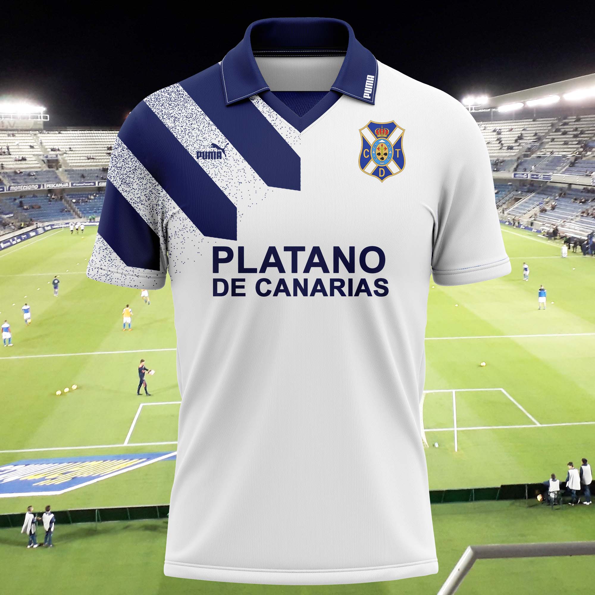 CD Tenerife 1992-93 Home Kit Retro Shirt PT73817