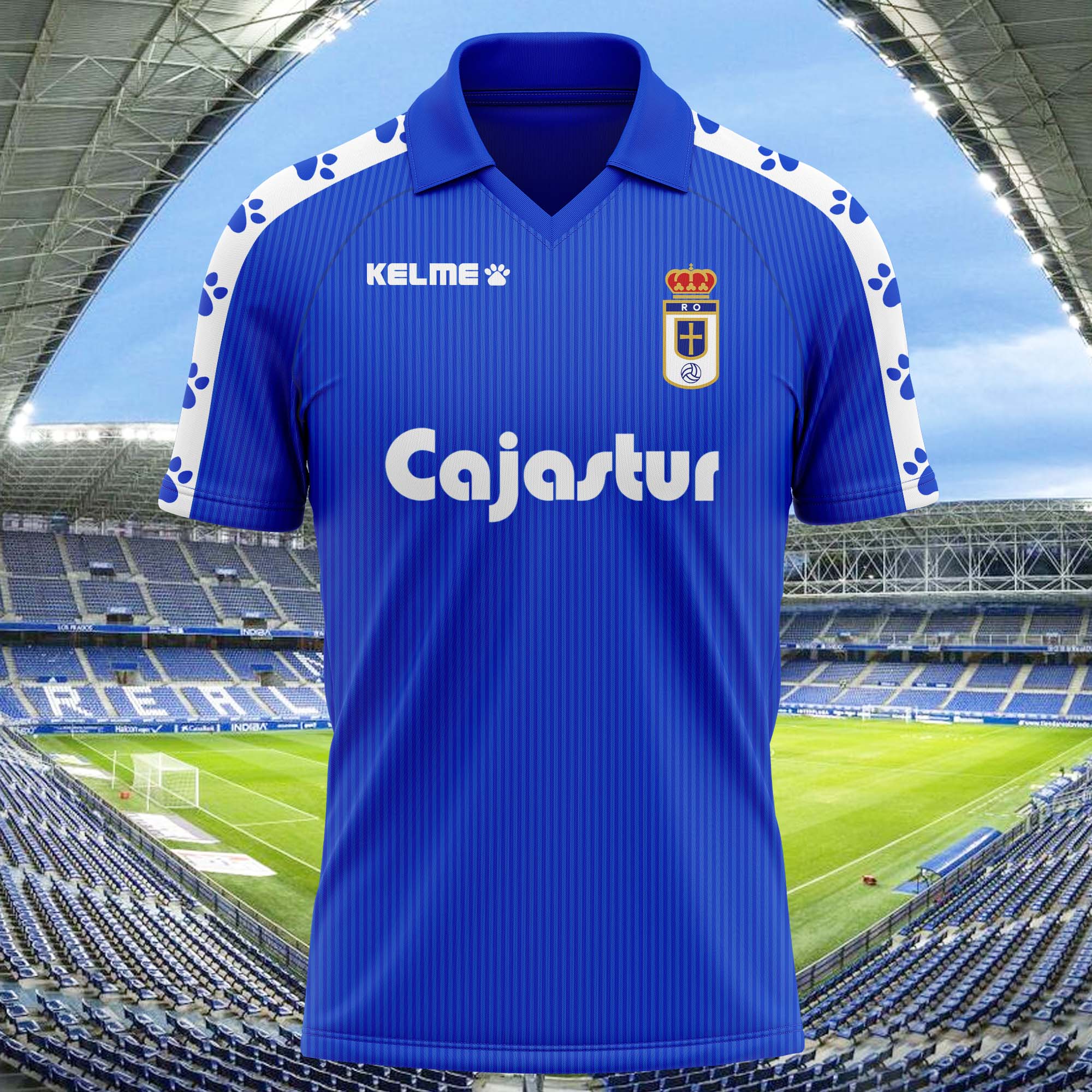 Real Oviedo 1992-93 Home Kit Retro Shirt PT73825