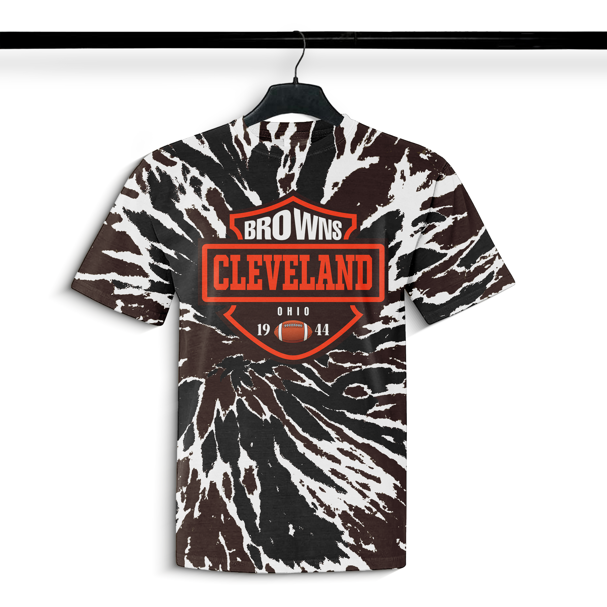 Cleveland Browns Vintage Tie Dye NFL T-shirt PT73857