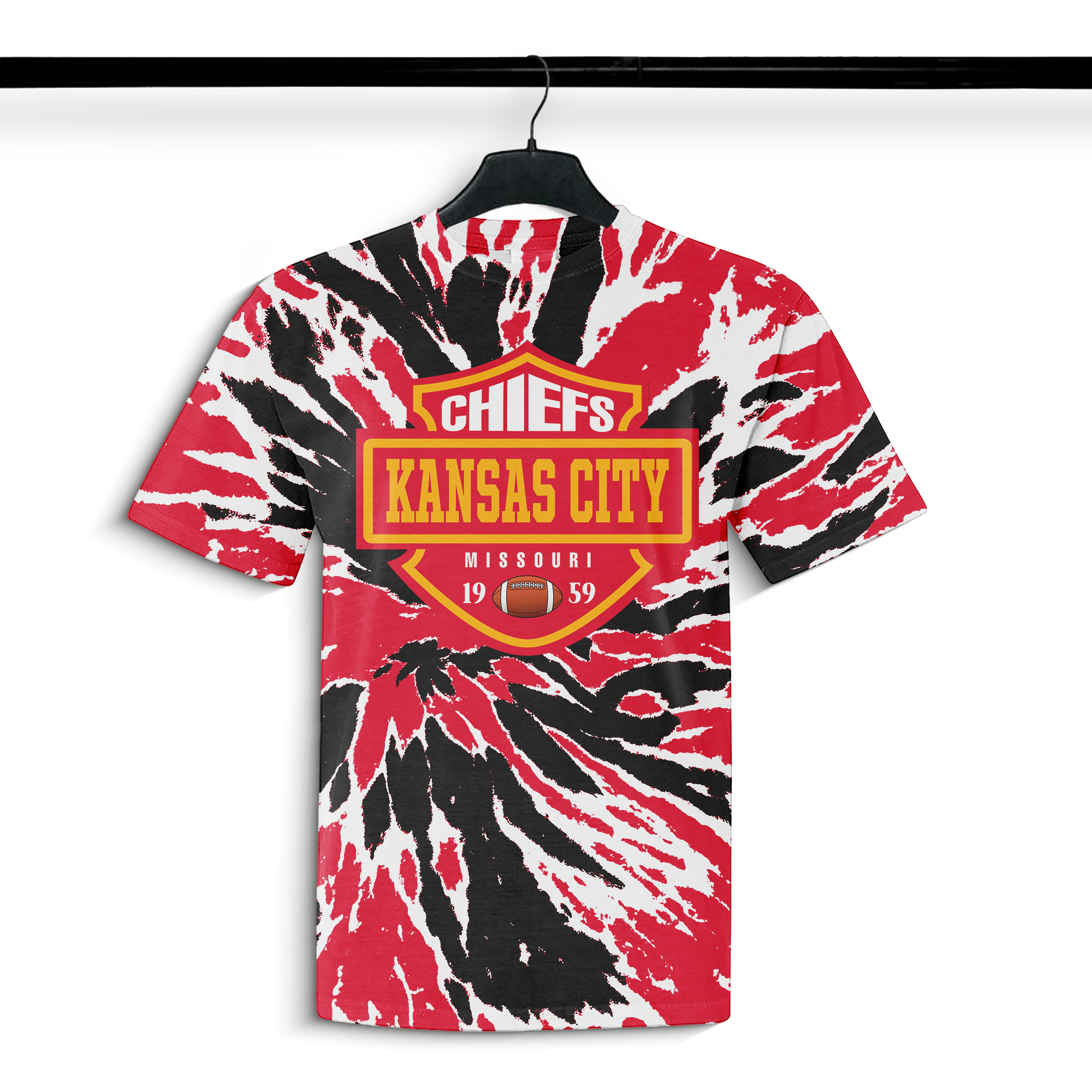 Kansas City Chiefs Vintage Tie Dye NFL T-shirt PT73865