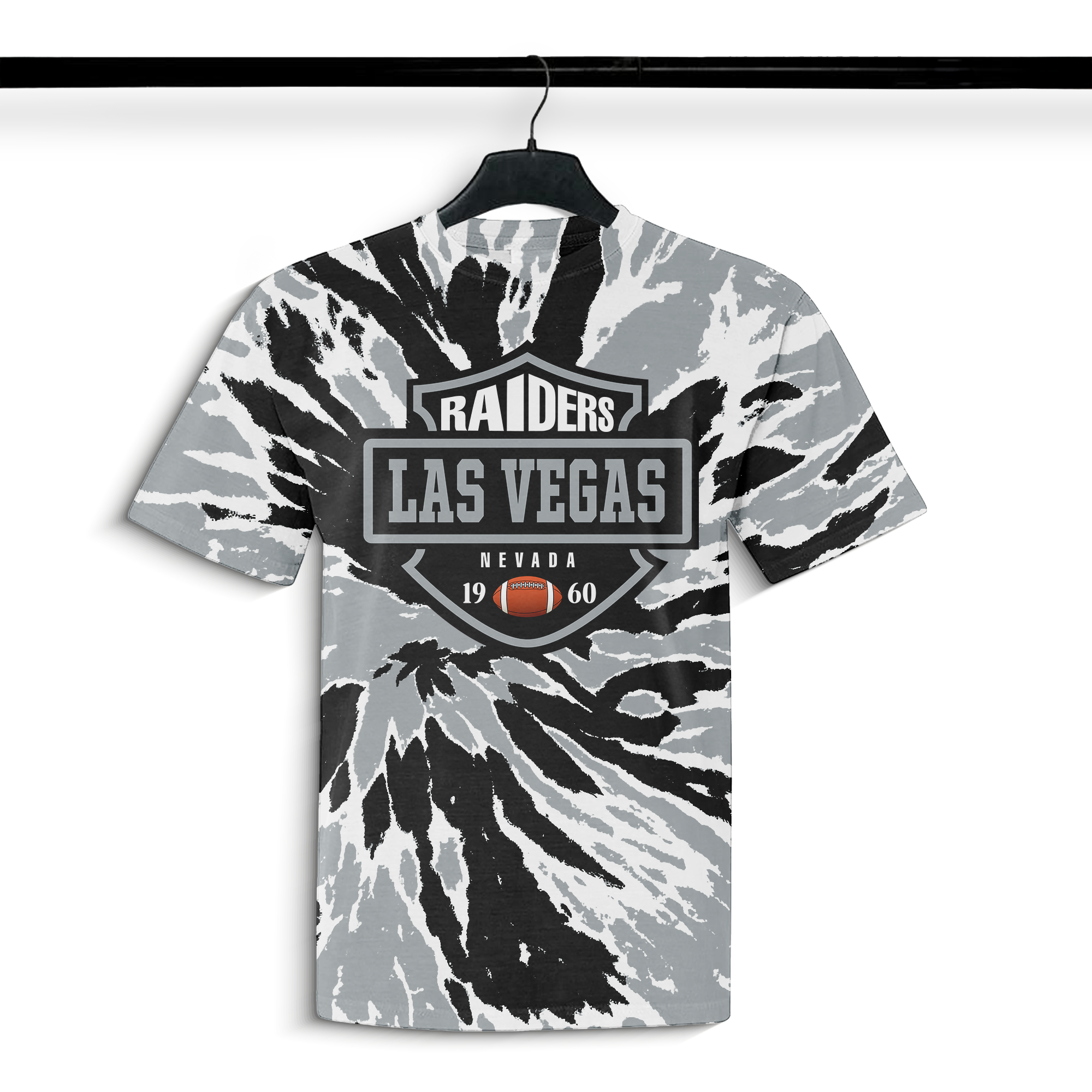 Las Vegas Raiders Vintage Tie Dye NFL T-shirt PT73866