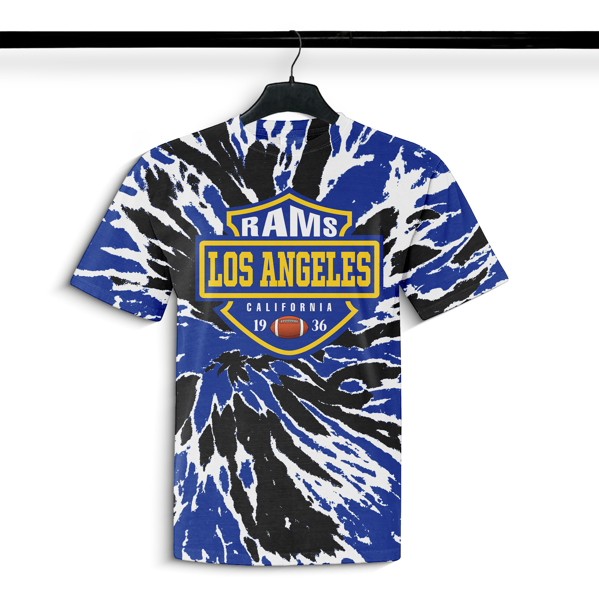 Los Angeles Chargers Vintage Tie Dye NFL T-shirt PT73867