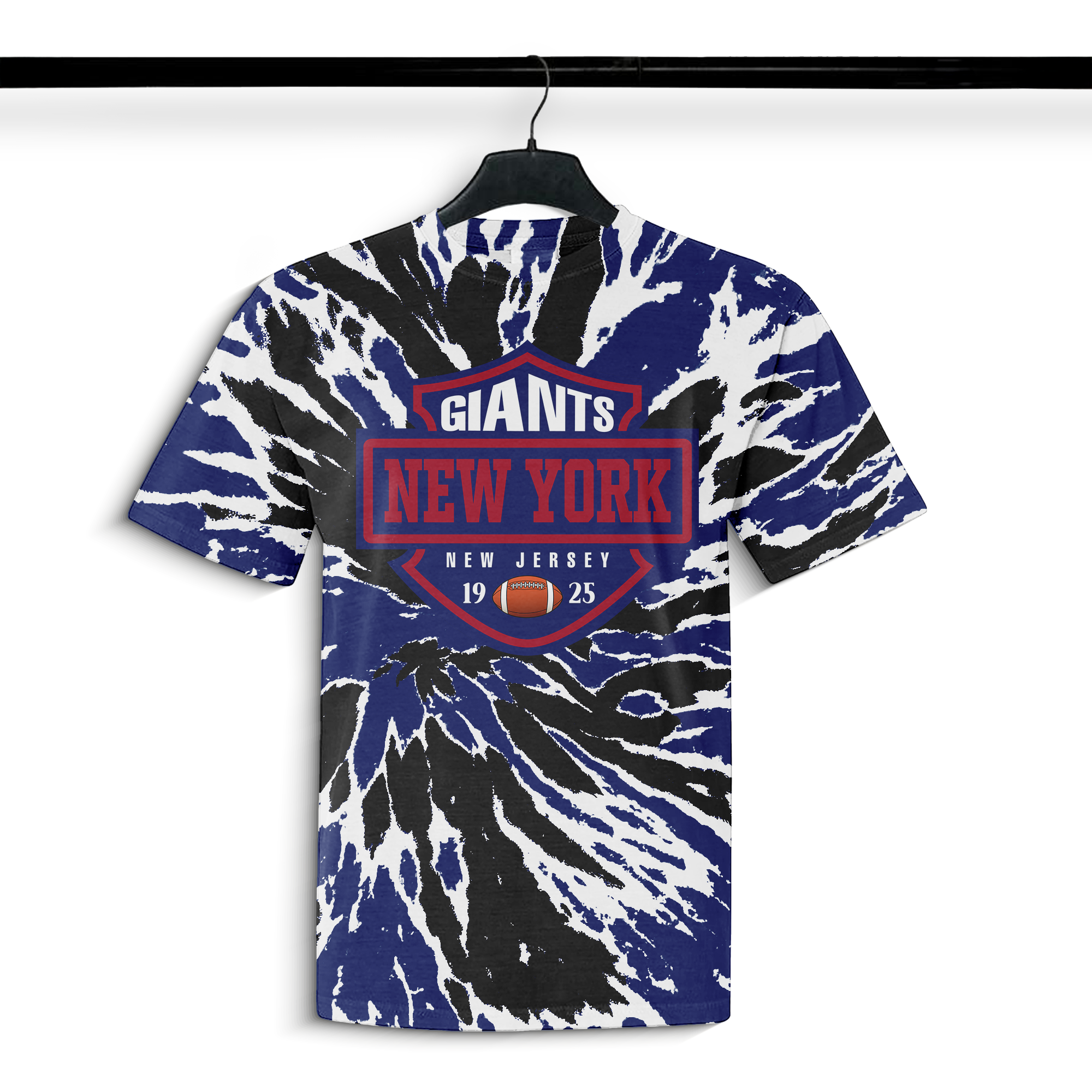 New York Giant Vintage Tie Dye NFL T-shirt PT73872