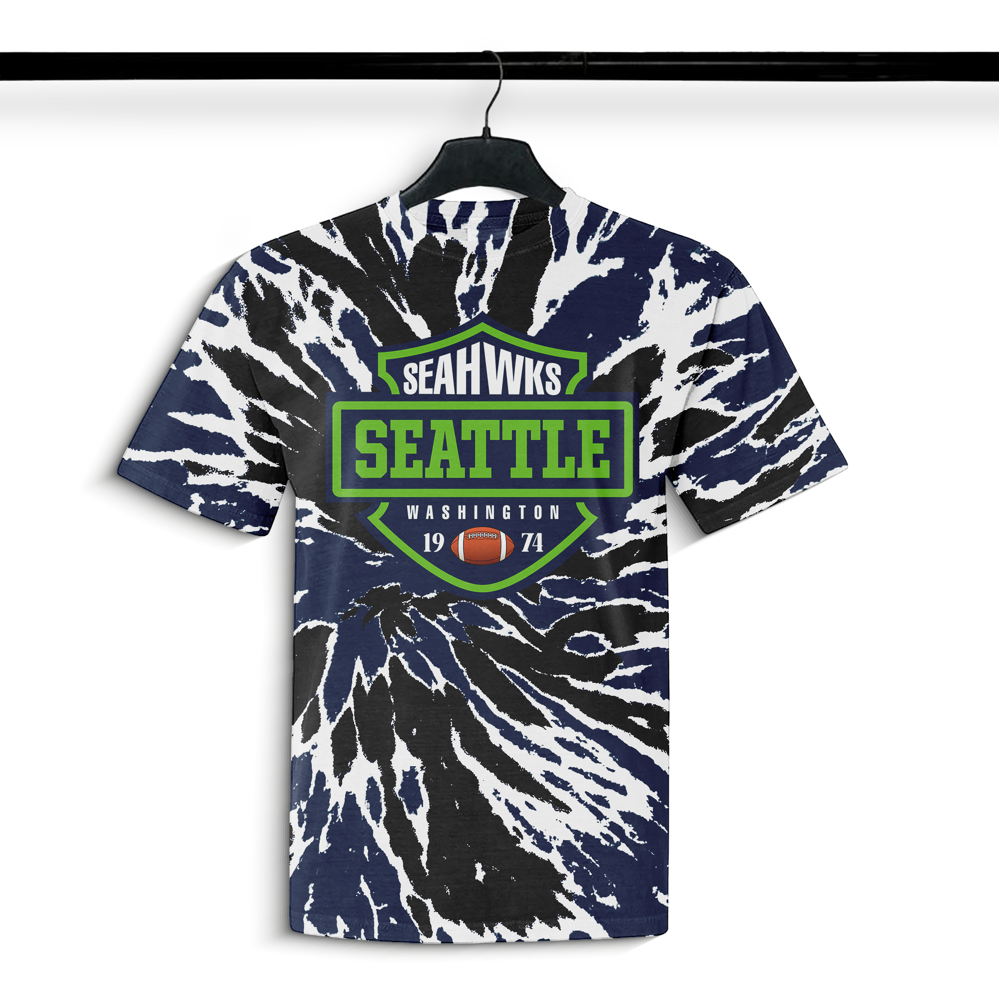 Seattle Seahawks Vintage Tie Dye NFL T-shirt PT73877