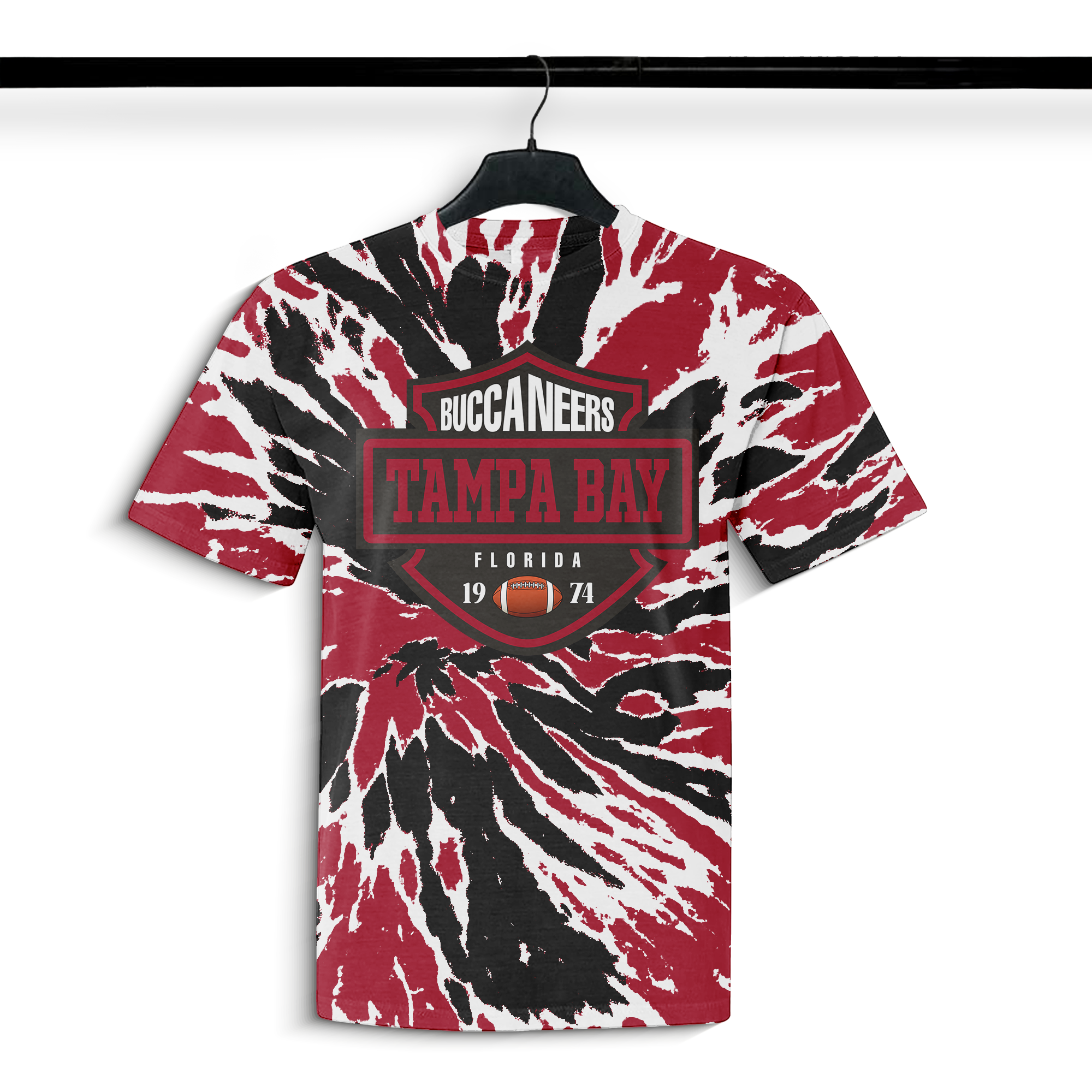 Tampa Bay Buccaneers Vintage Tie Dye NFL T-shirt PT73878