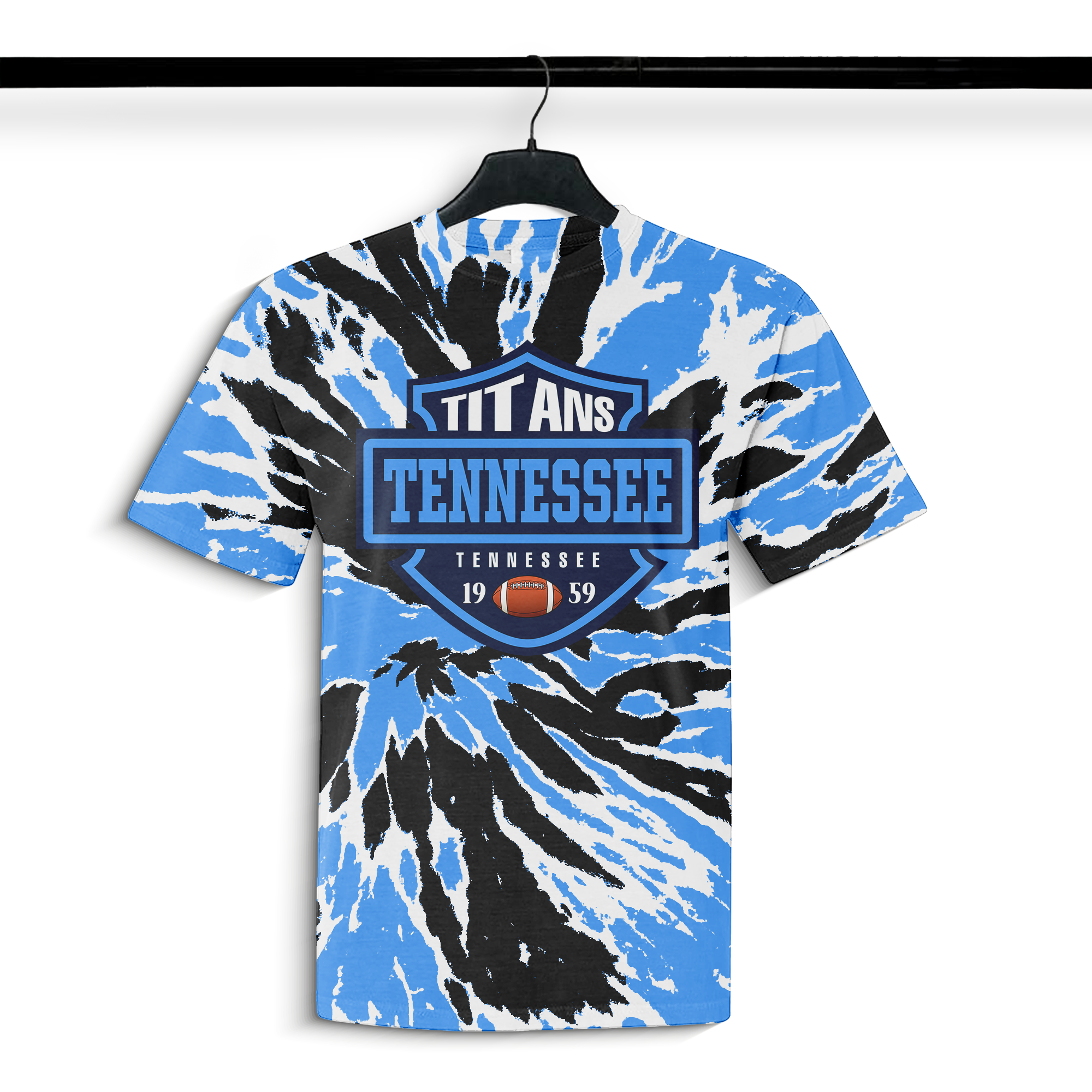 Tennessee Titans Vintage Tie Dye NFL T-shirt PT73879