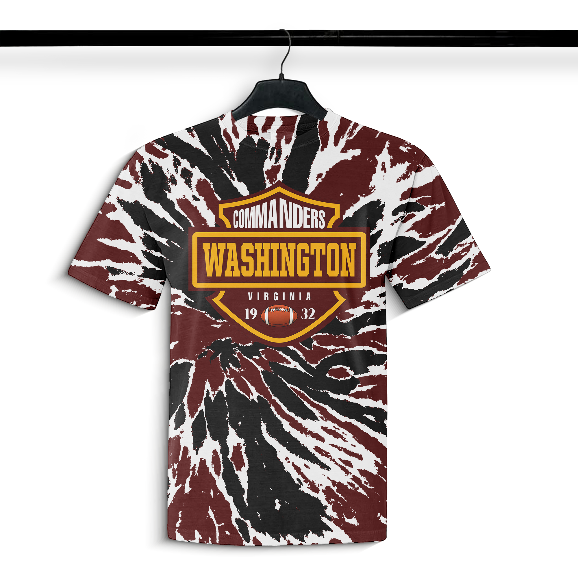 Washington Commanders Vintage Tie Dye NFL T-shirt PT73880