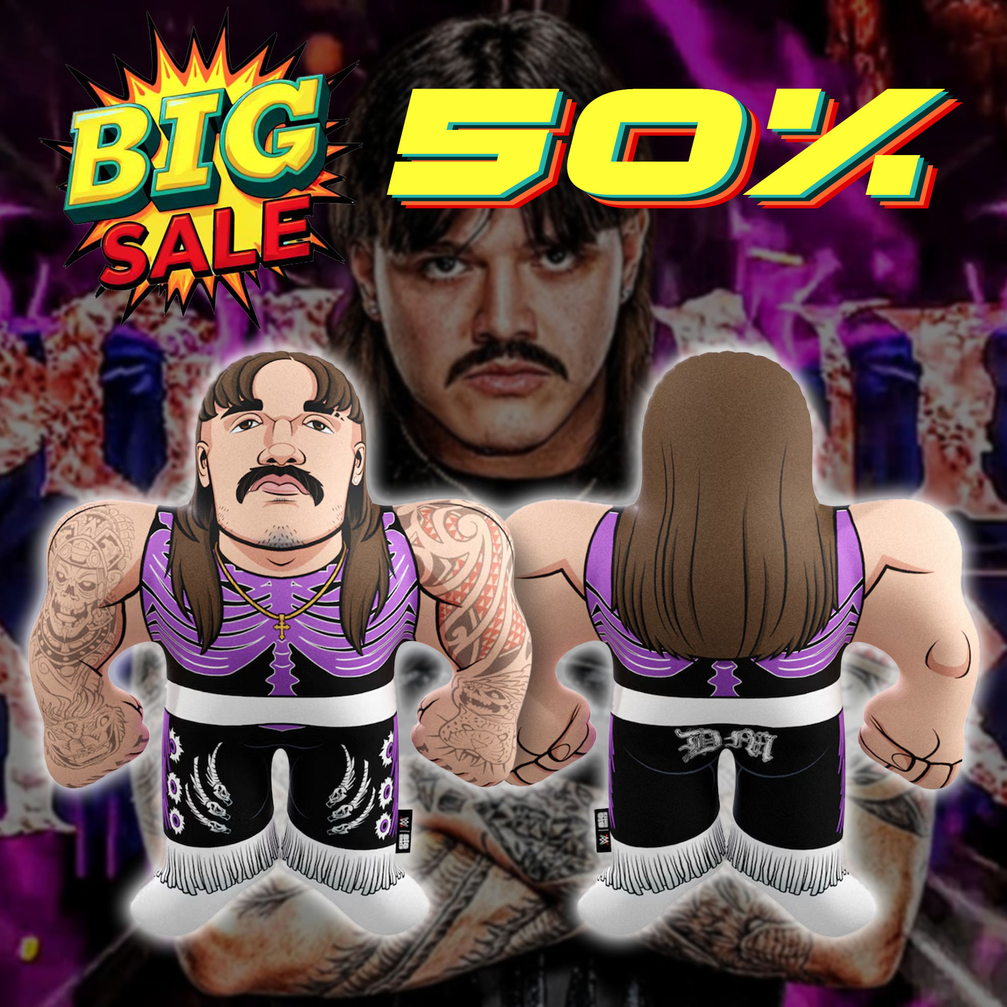 Dominik Mysterio Big League Pillows PT73925