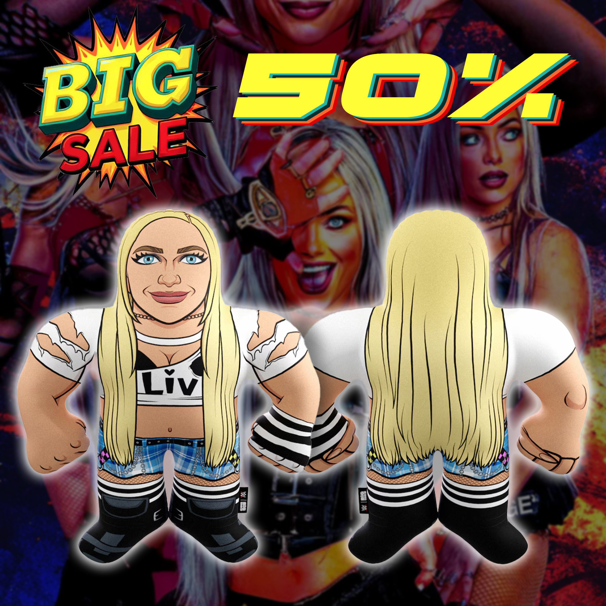 Liv Morgan Big League Pillows PT73934