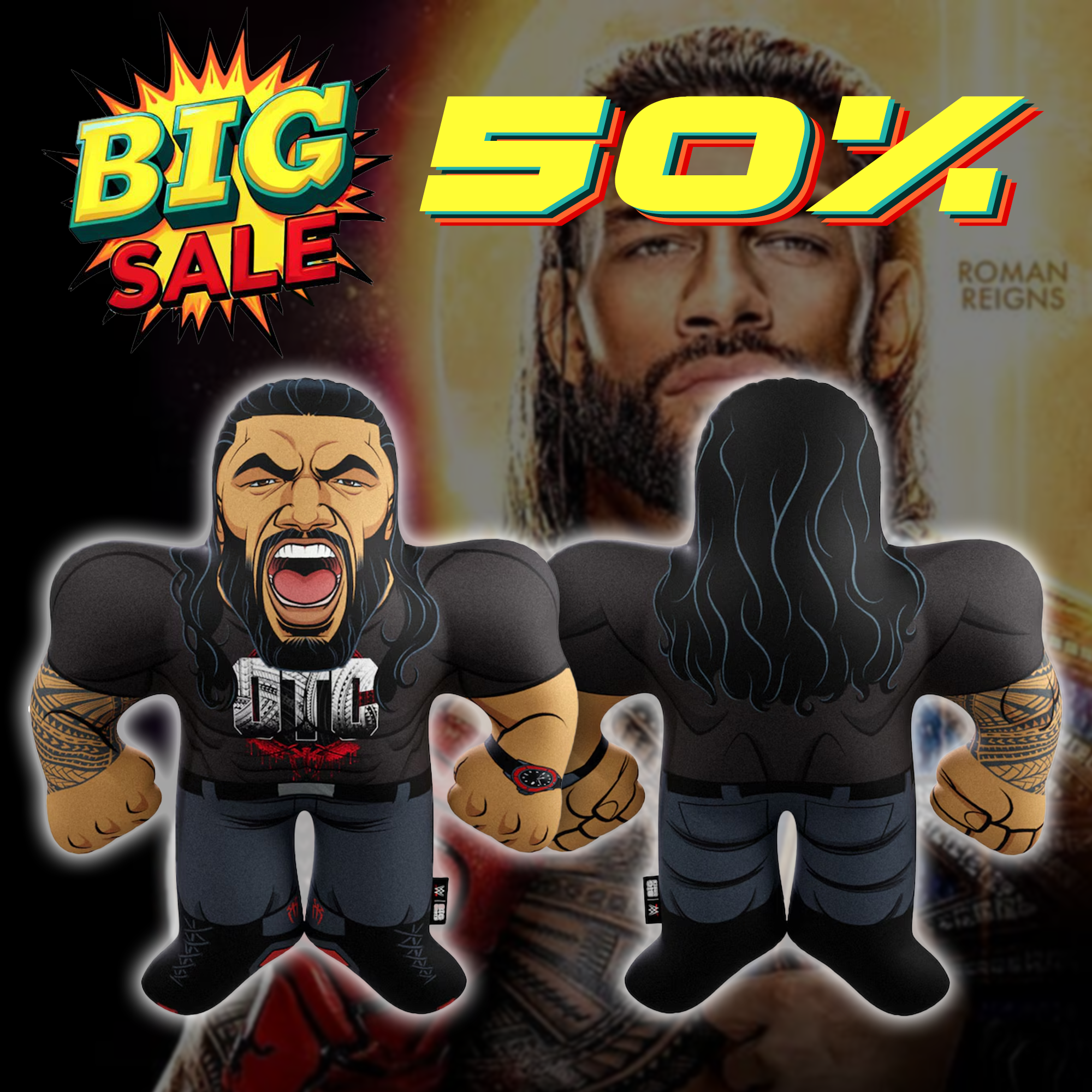 Roman Reigns Big Shots Pillow 1 PT73937