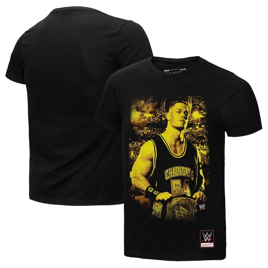 John Cena Mitchell & Ness Gold T-Shirt PT73972