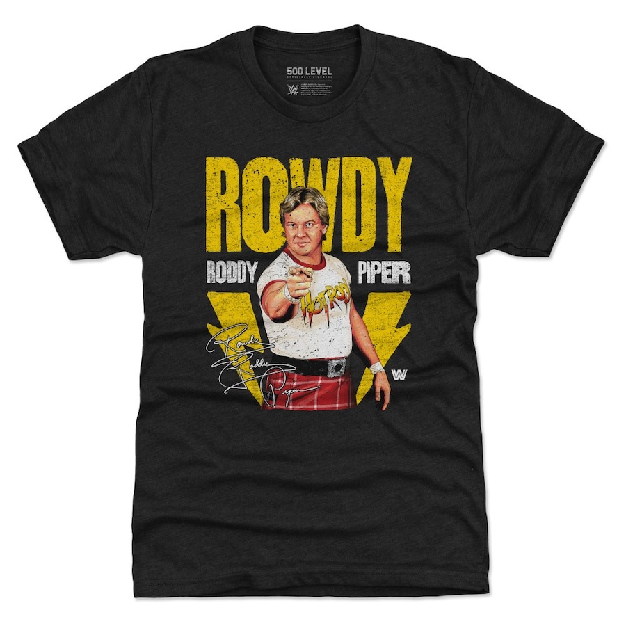 Roddy Piper 500 Level Lightning Tri-Blend T-Shirt PT73987