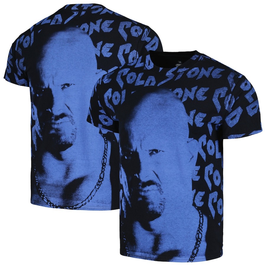 Stone Cold Steve Austin Allover Print T-Shirt PT73997