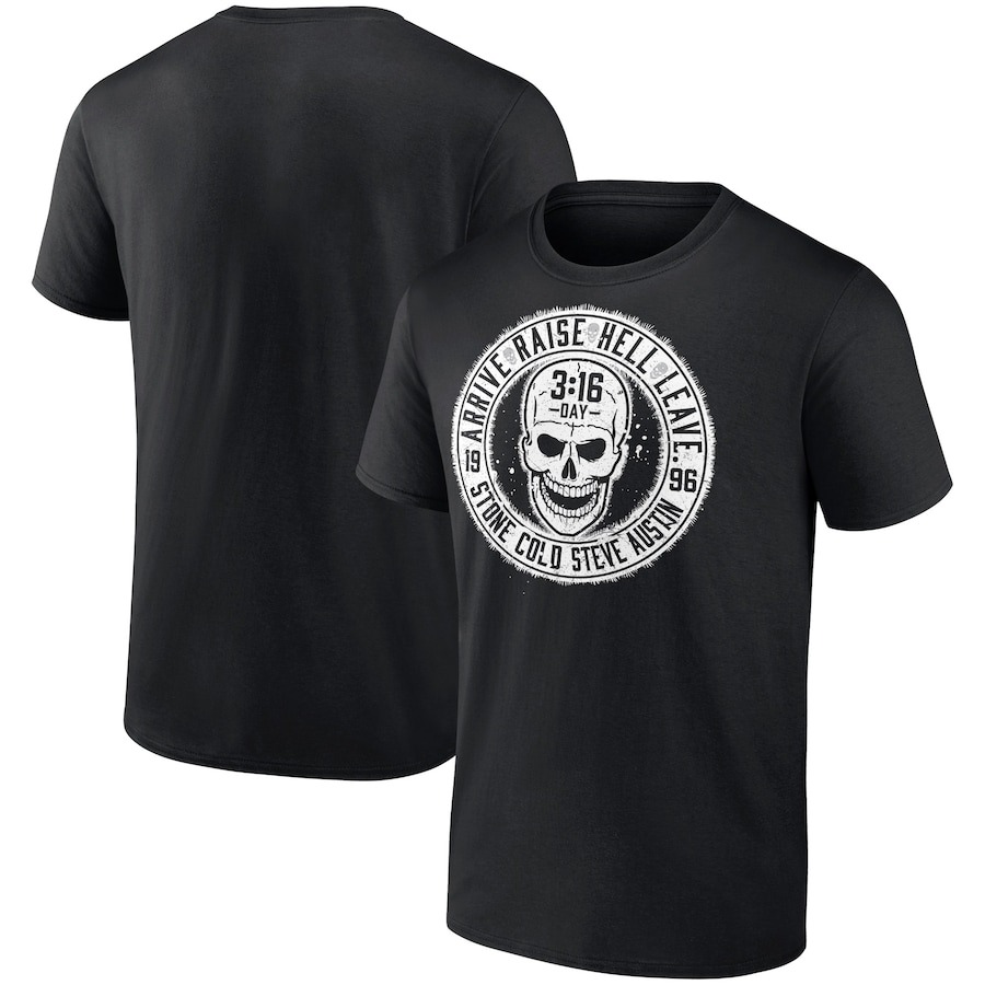 Stone Cold Steve Austin Arrive Raise Hell Leave T-Shirt PT73998