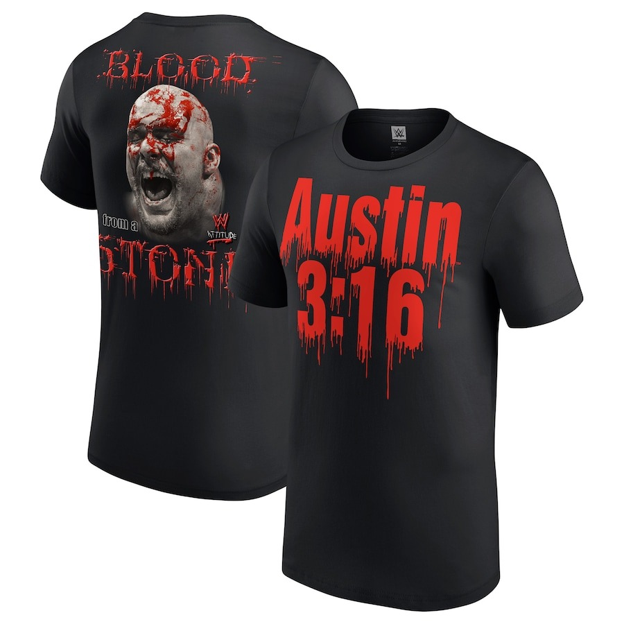Stone Cold Steve Austin Blood From A Stone T-Shirt PT74000