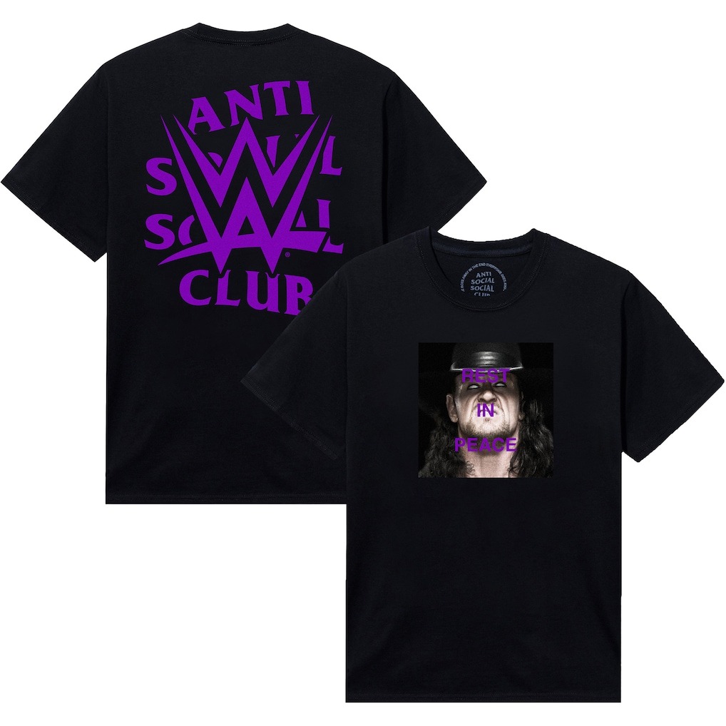 The Undertaker AntiSocialSocialClub x WWE Rest In Peace T-Shirt PT74026