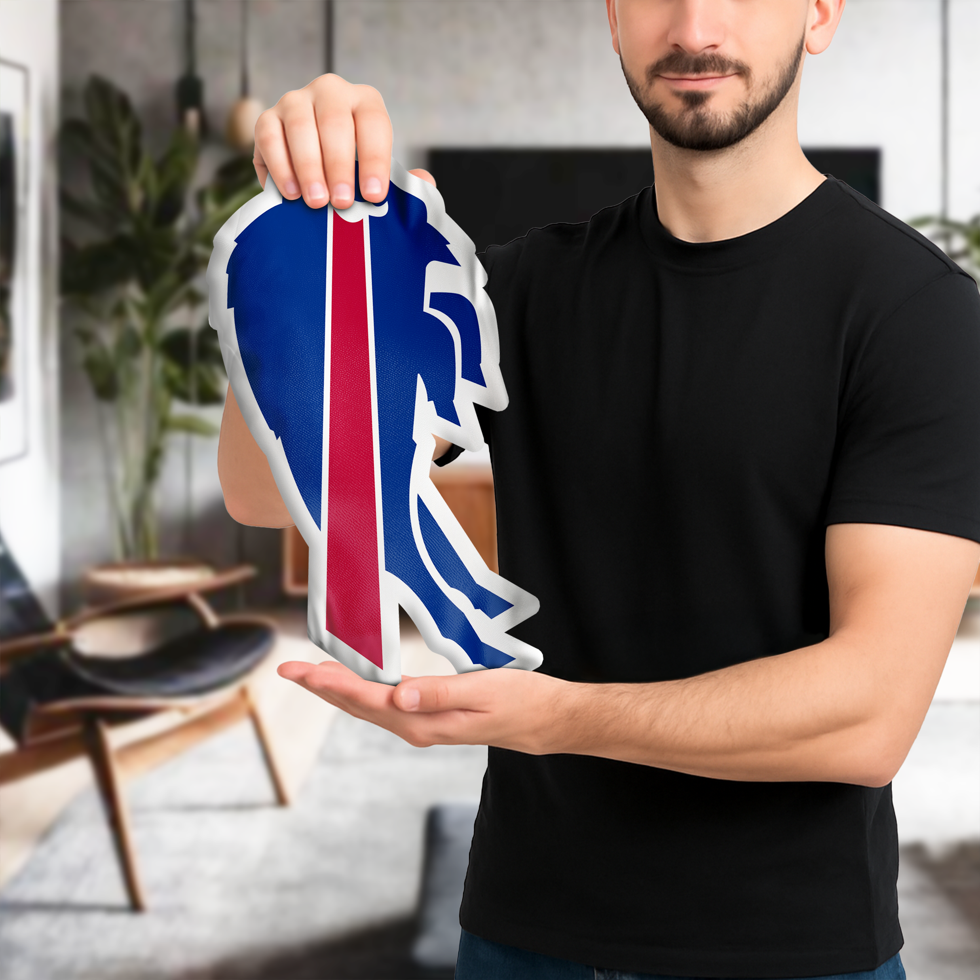 Buffalo Bills Shaped Pillow (1 Side Print) PT74057