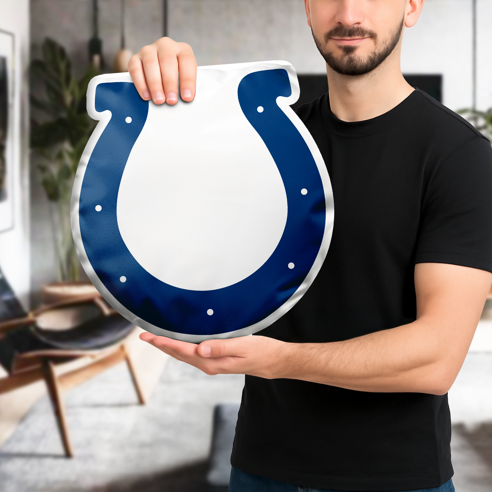 Indianapolis Colts Shaped Pillow (1 Side Print) PT74067