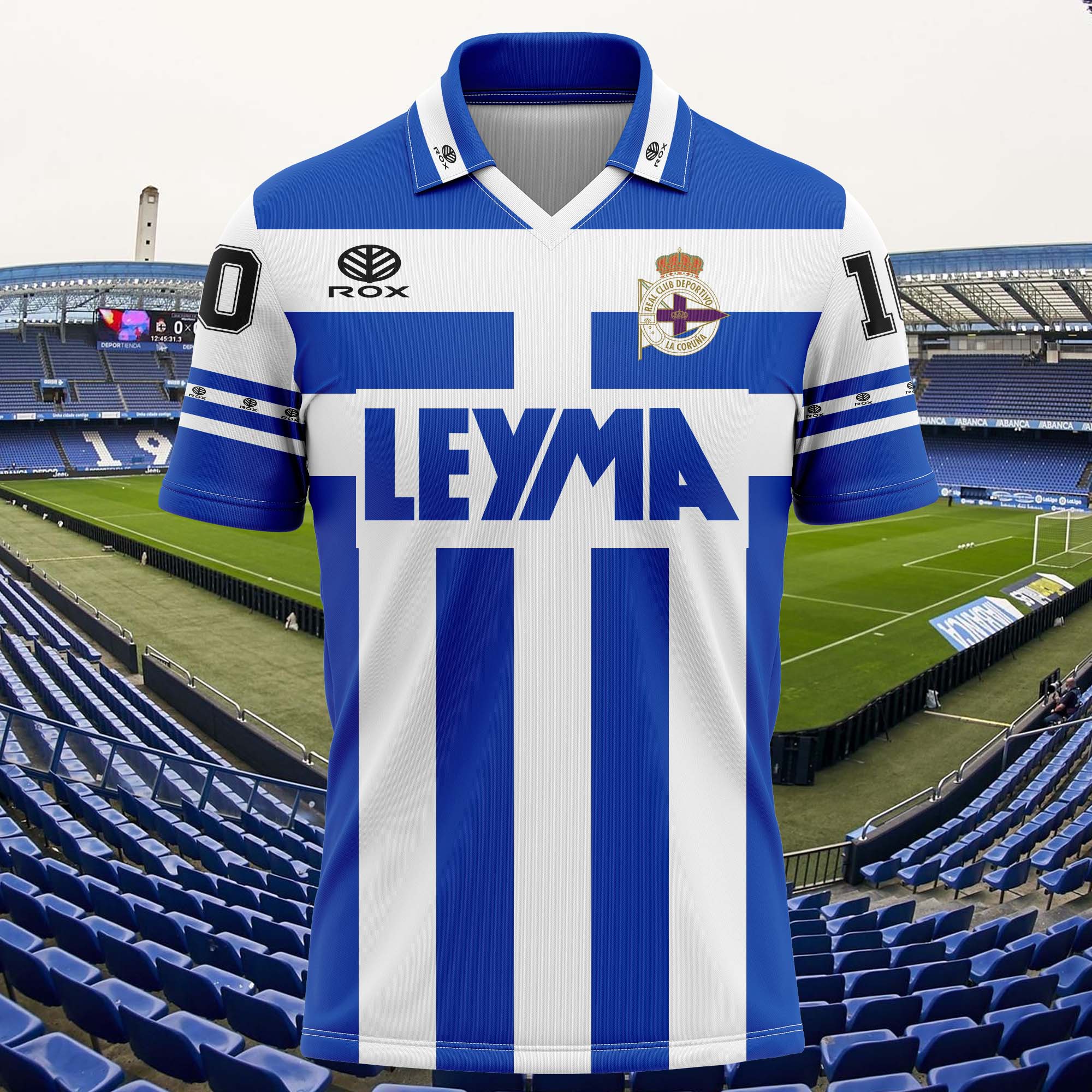 Deportivo de La Coruña 1991-92 Home Kit Retro Shirt PT74093