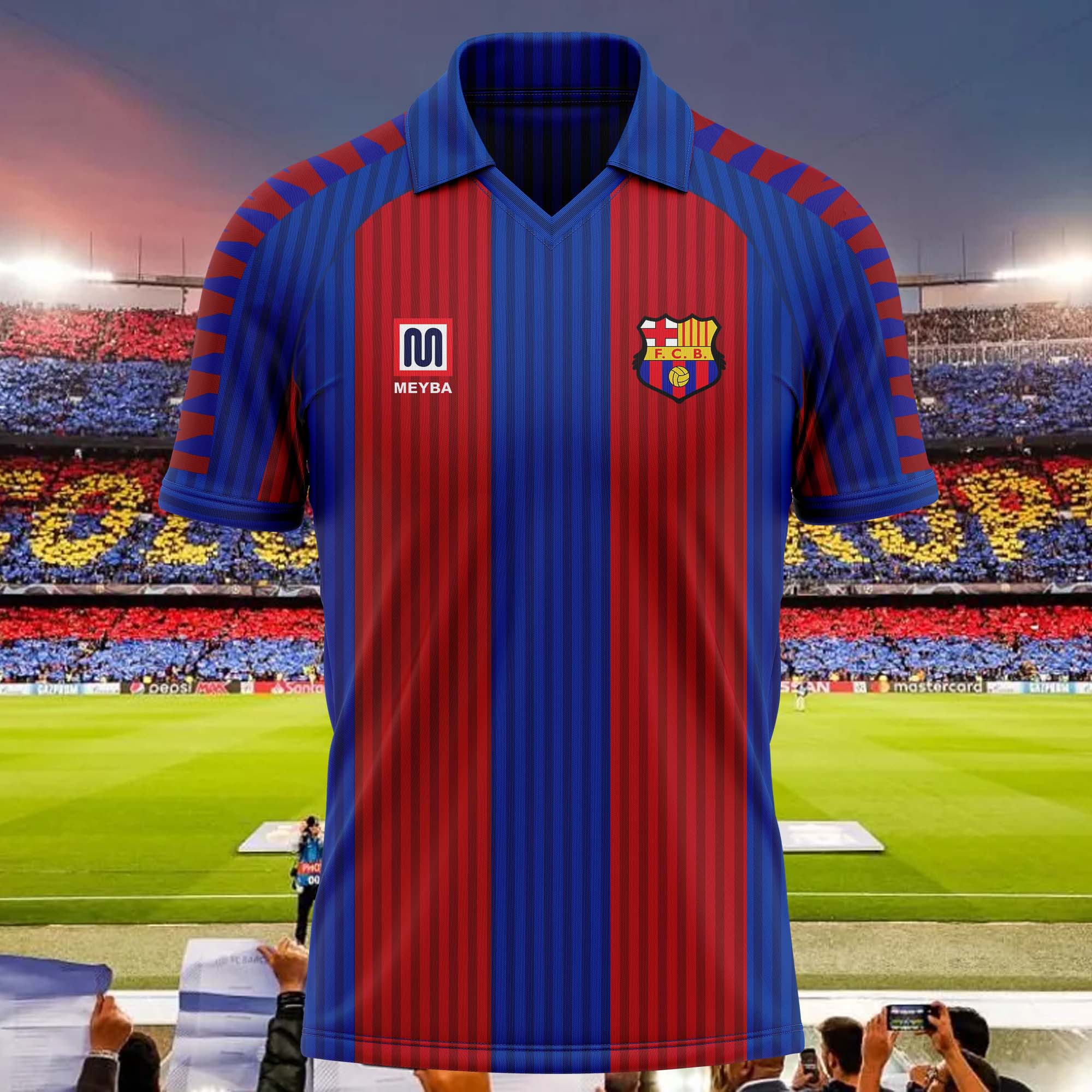 FC Barcelona 1991-92 Home Kit Retro Shirt PT74094