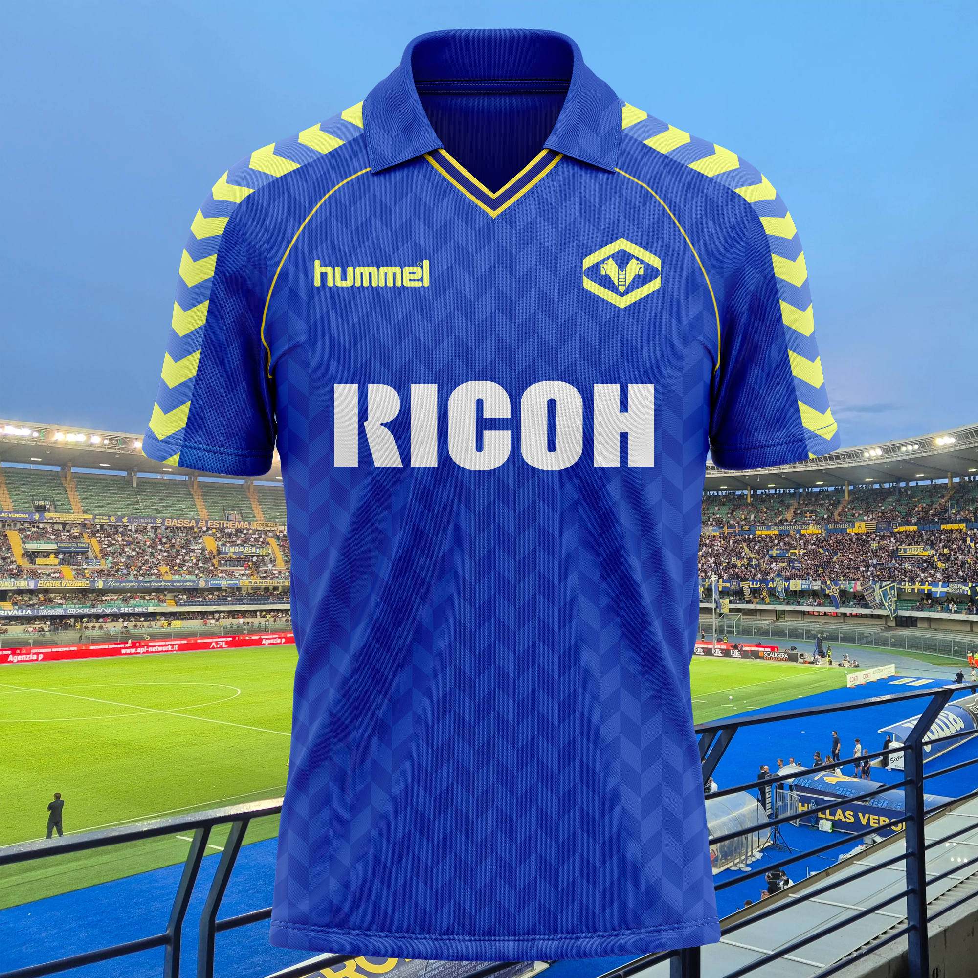 Hellas Verona 1988-89 Home Kit Retro Shirt PT74107
