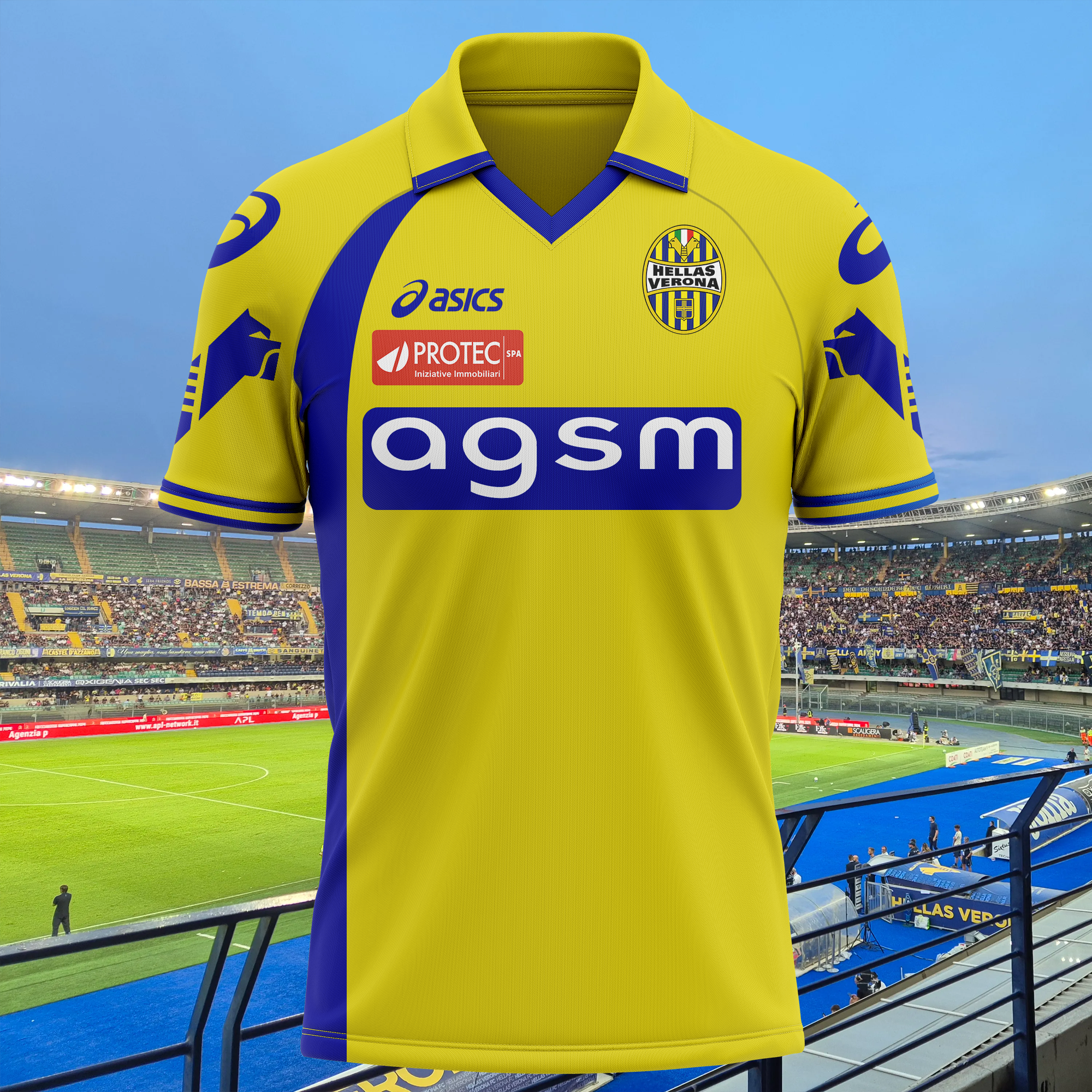 Hellas Verona 2011-12 Away Kit Retro Shirt PT74111