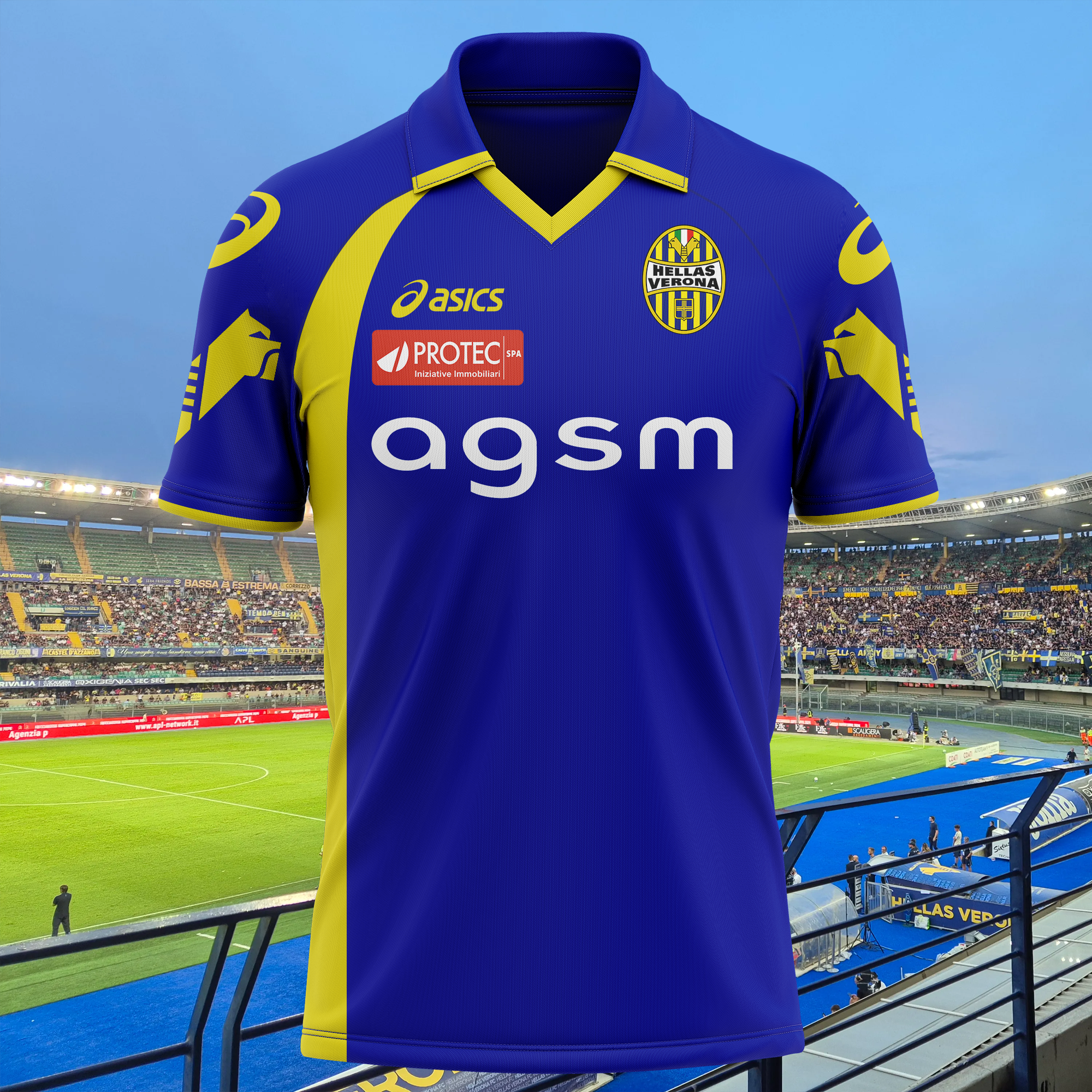 Hellas Verona 2011-12 Home Kit Retro Shirt PT74113