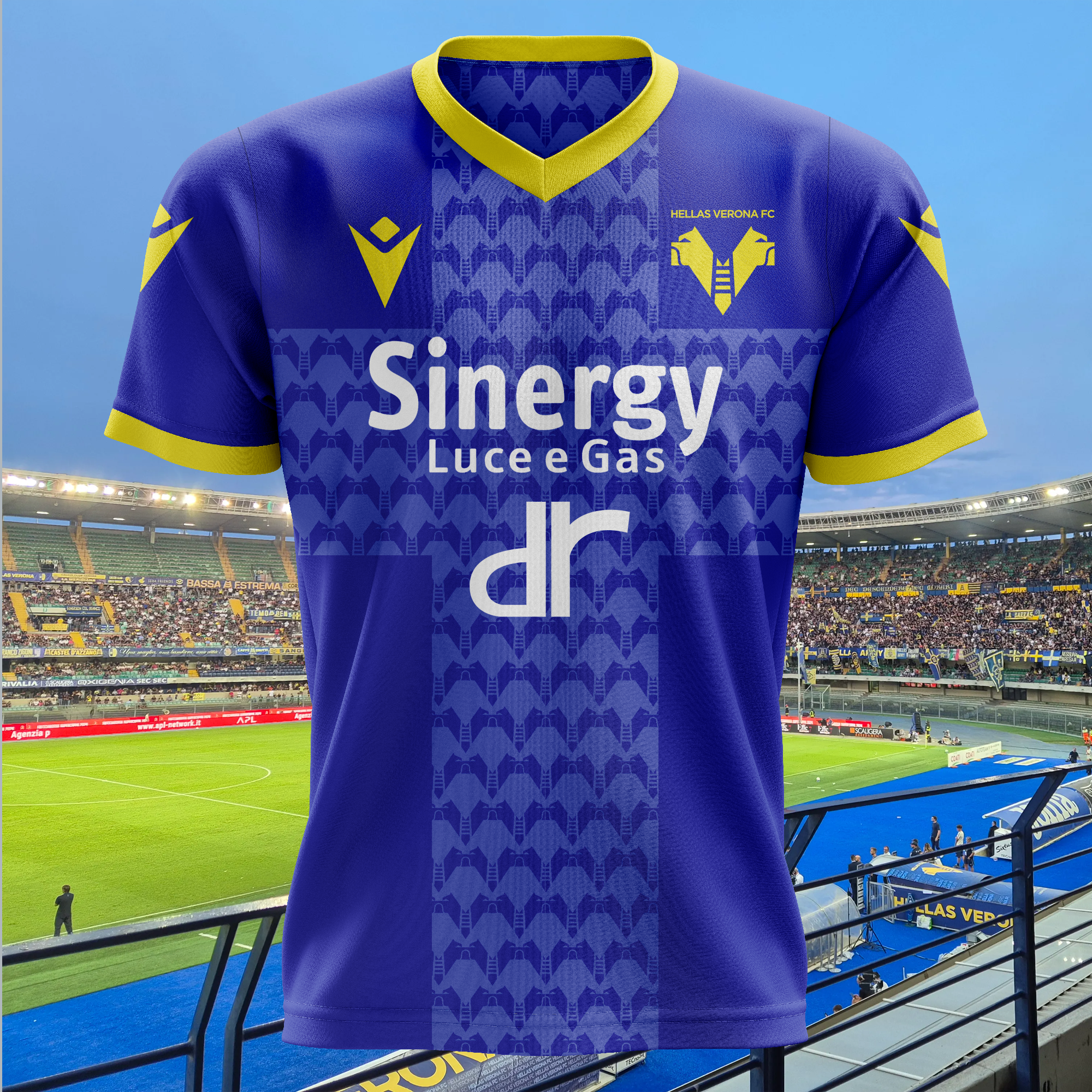 Hellas Verona 2022-23 Home Kit Retro Shirt PT74122