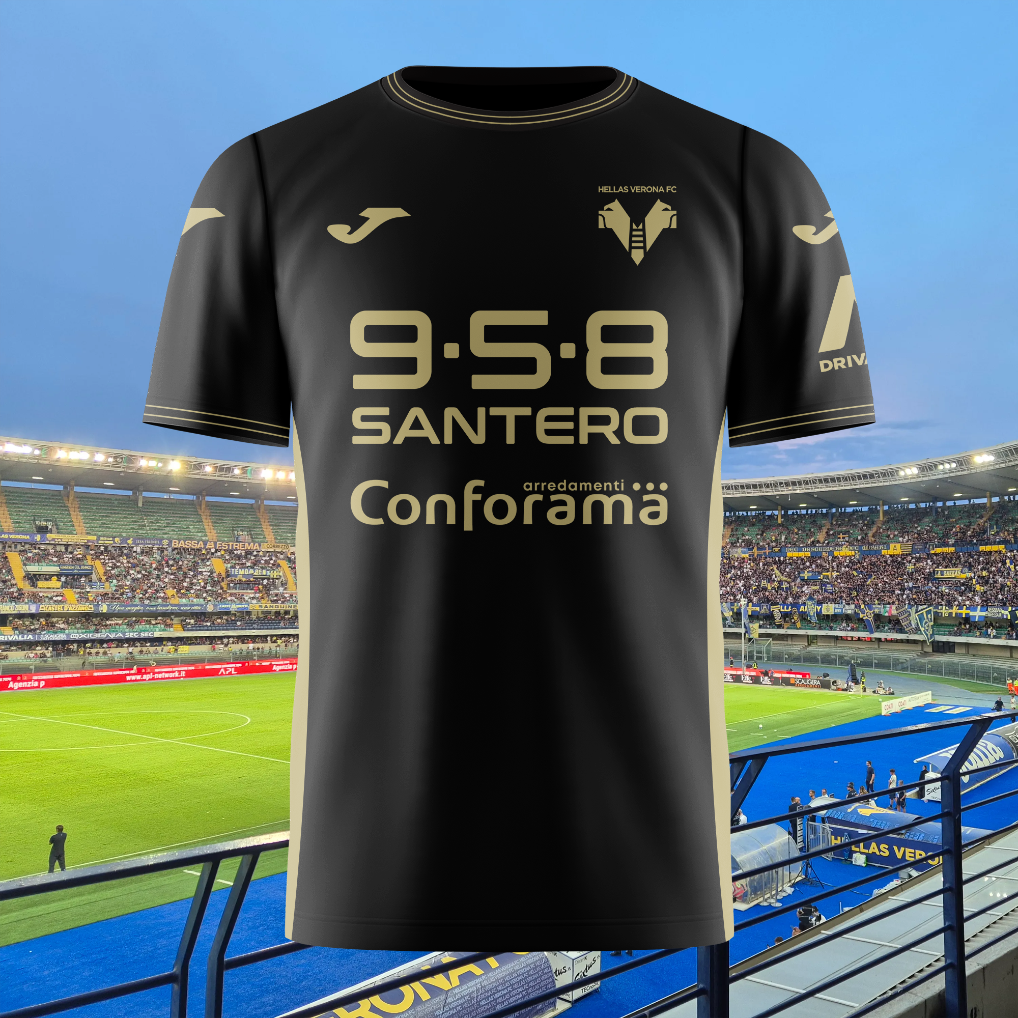 Hellas Verona 2024-25 Third Kit Retro Shirt PT74125