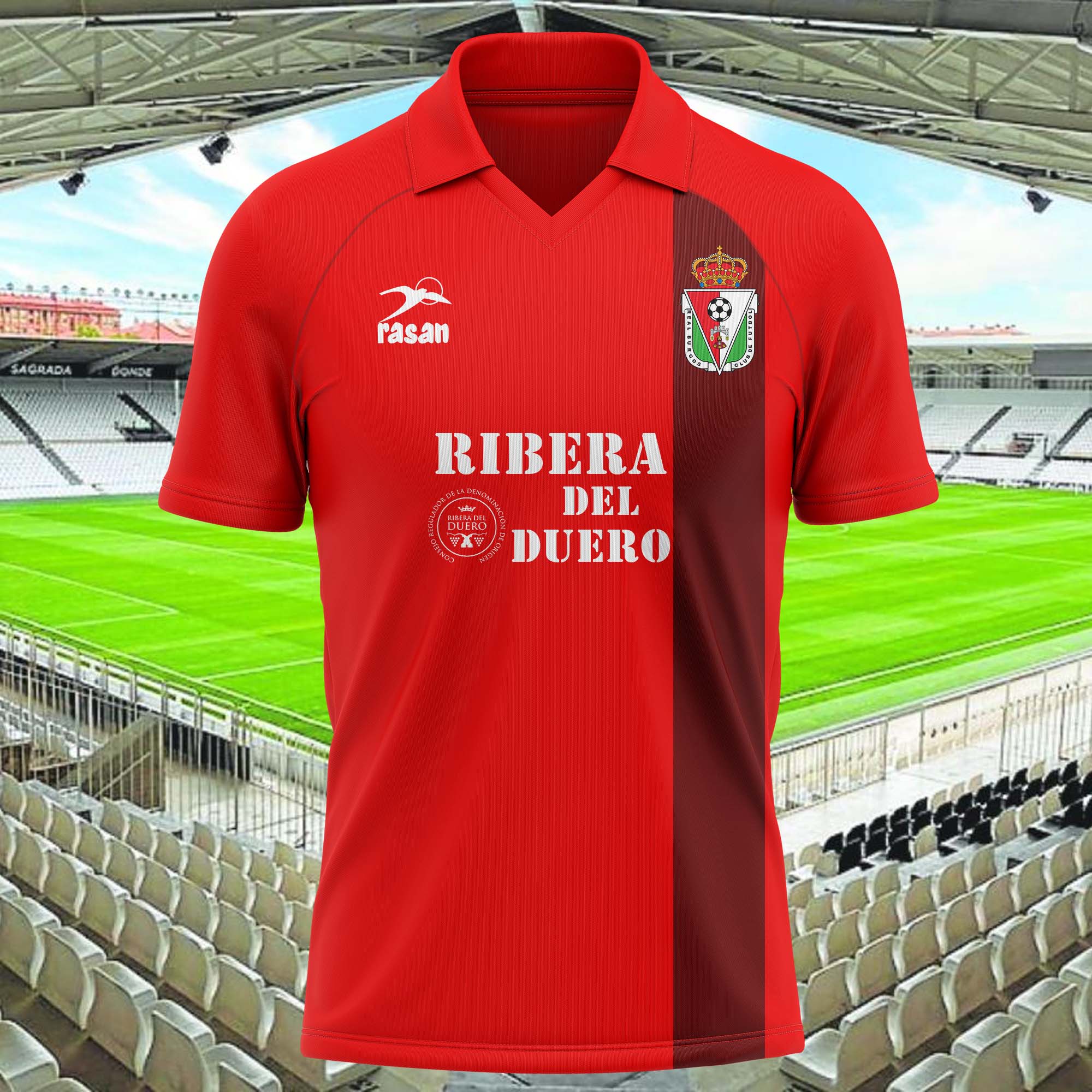 Real Burgos CF 1991-92 Home Kit Retro Shirt PT74097