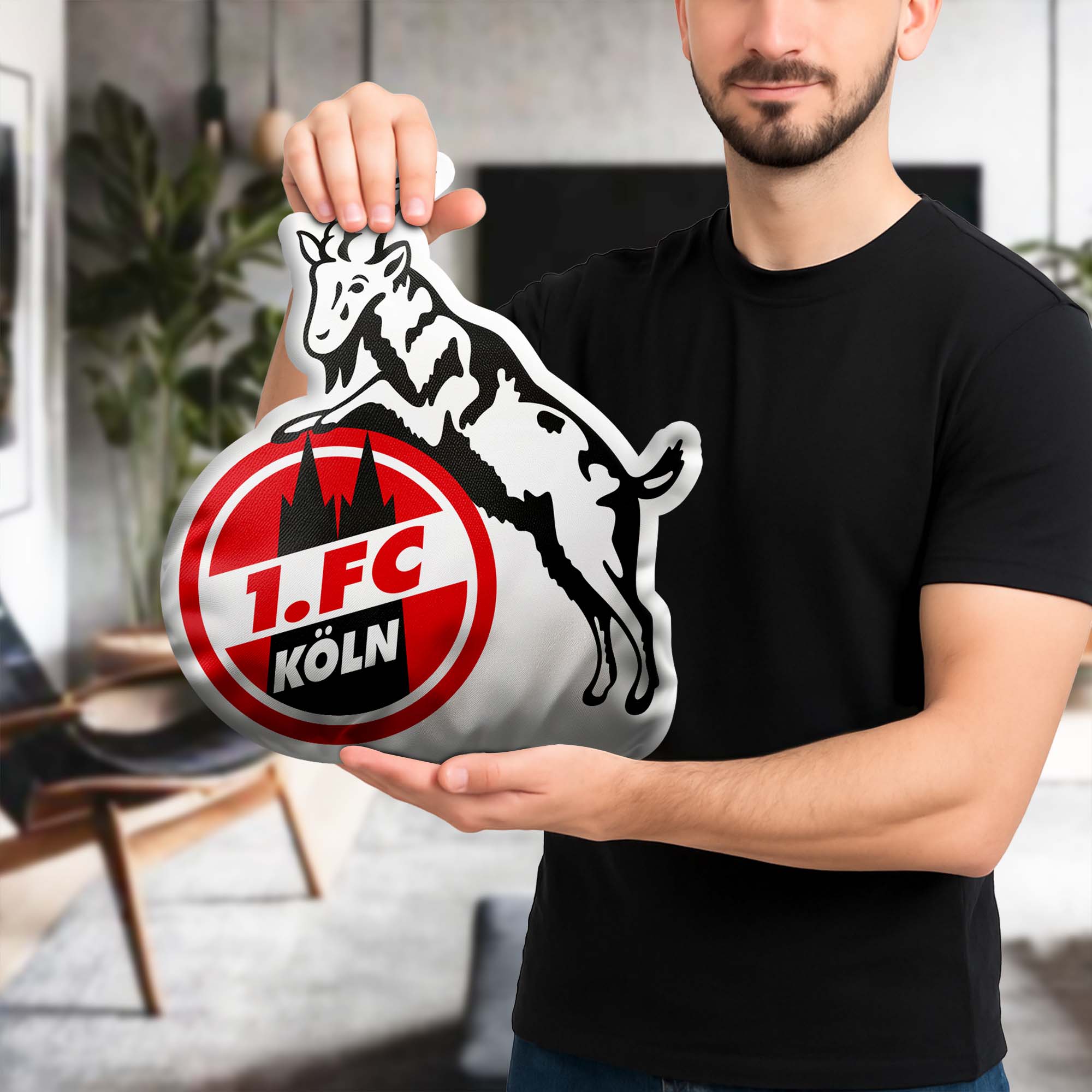 1. FC Köln Shaped Pillow (1 Side Print) PT74145