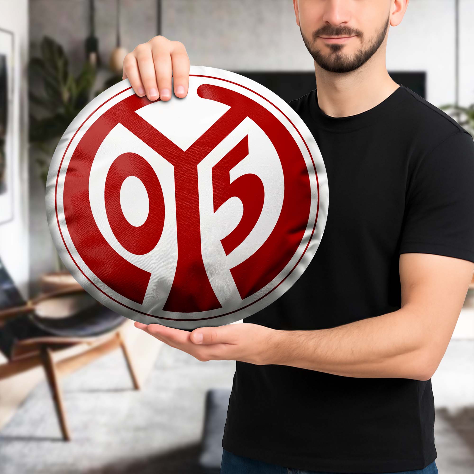 1. FSV Mainz 05 Shaped Pillow (1 Side Print) PT74147