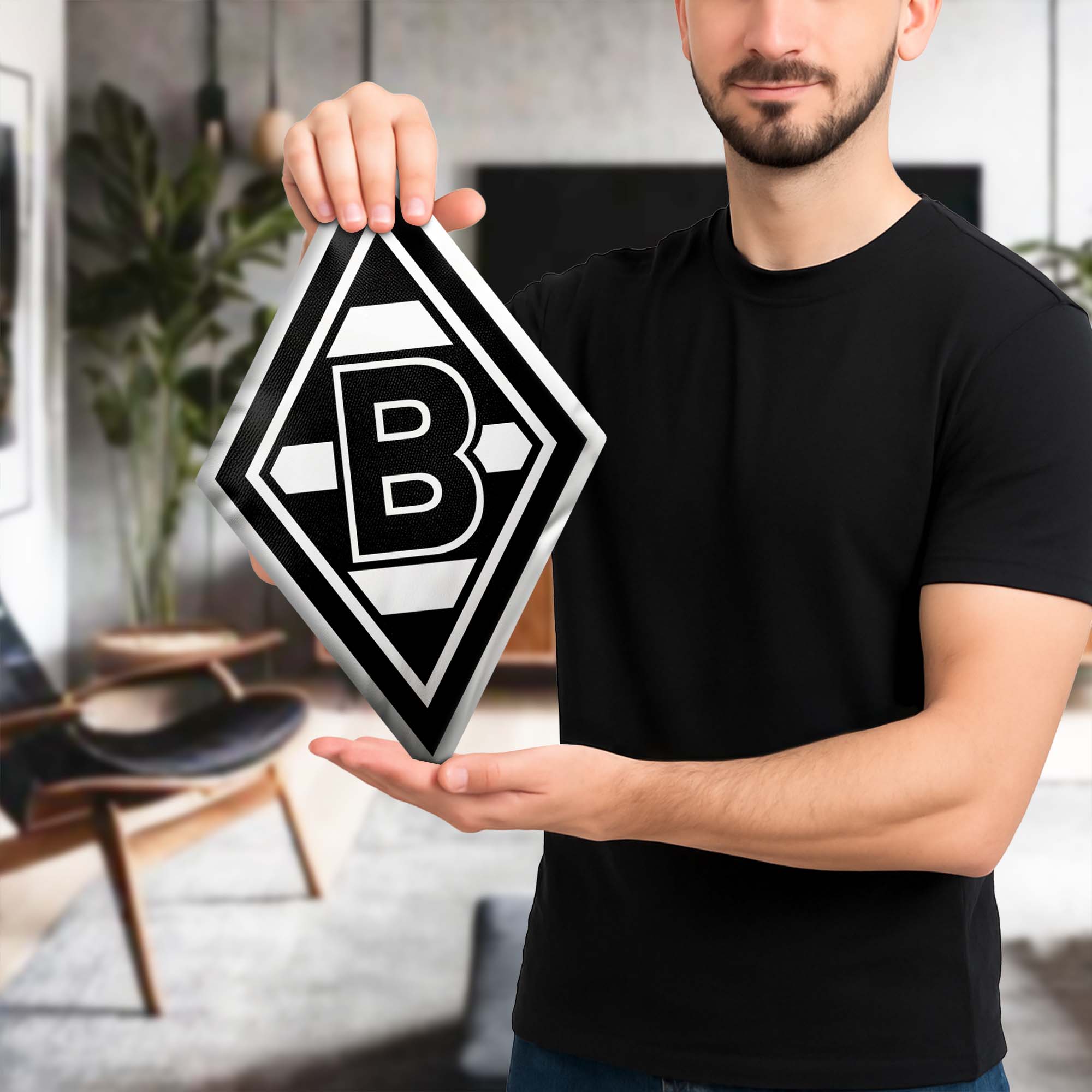 Borussia Mönchengladbach Shaped Pillow (1 Side Print) PT74150